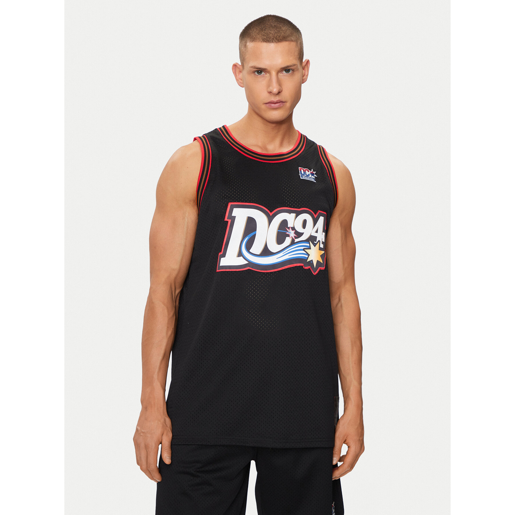 DC Shoes Smanicato Starz 94 Jersey ADYKT03228 Nero Regular Fit