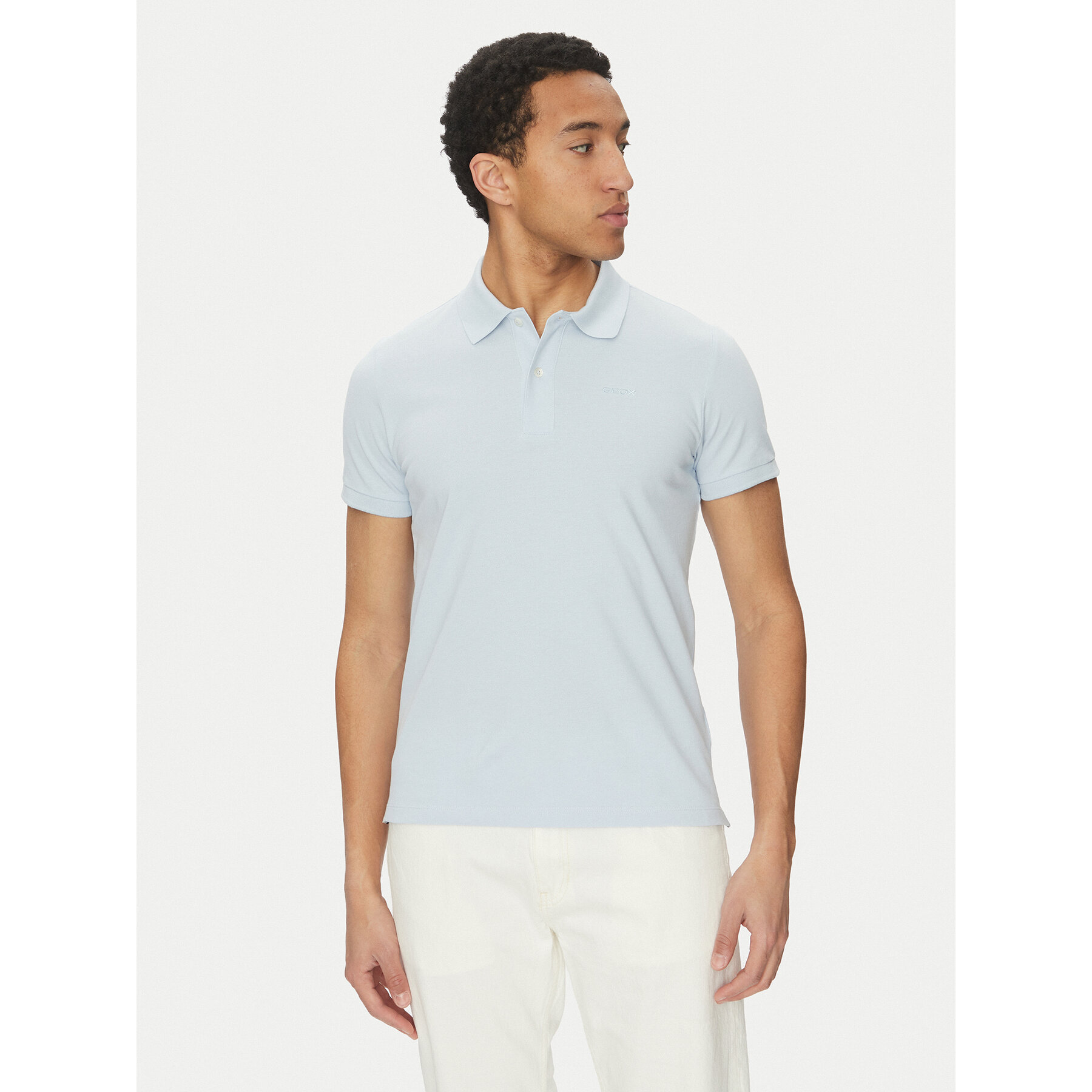 Geox Geox Polo M5511B T3240 F4508 Γαλάζιο Regular Fit