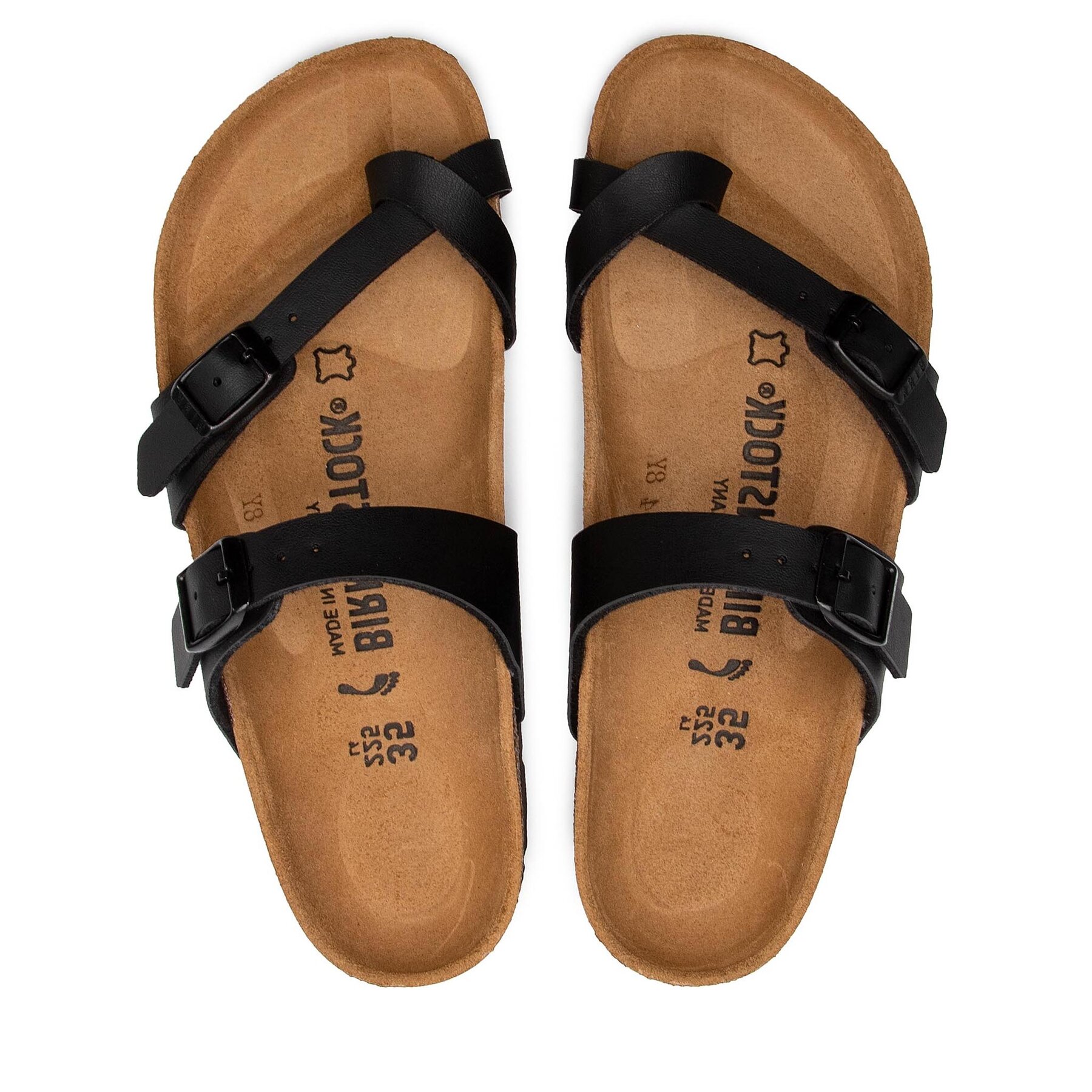 Damskie Japonki Birkenstock, Rozmiar 37, Czarny Mayari 0071793