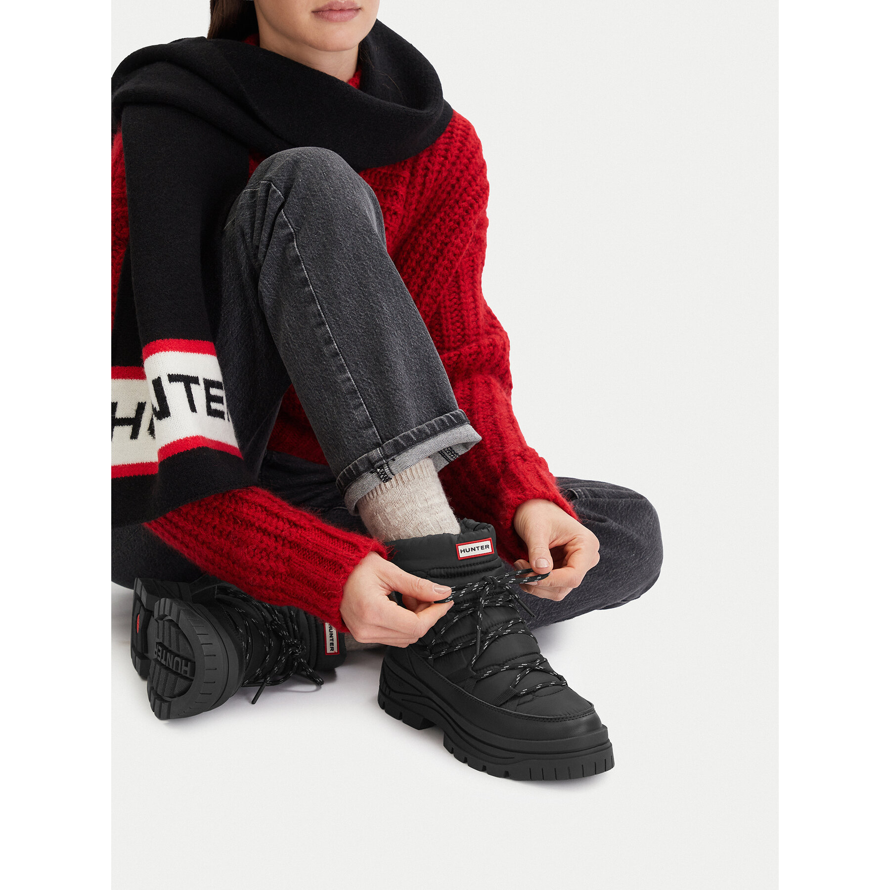 Cizme de zăpadă Hunter CEO-H8-382 Negru