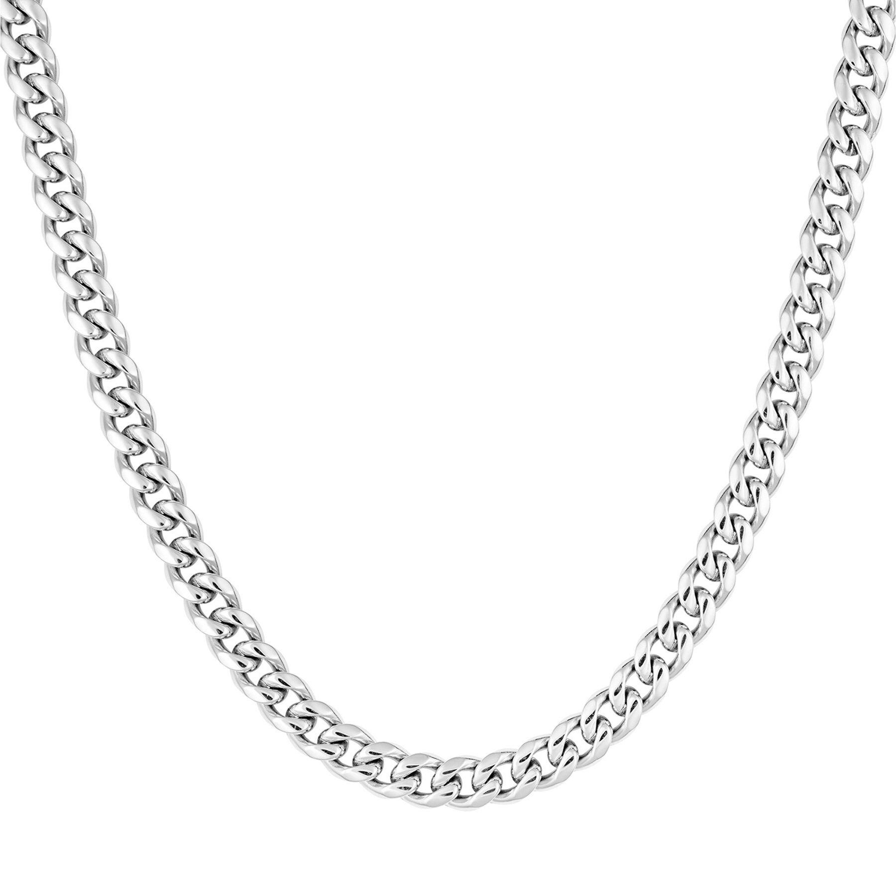 ICED STUFF Αλυσιδάκι ICED STUFF Miami Cuban Link Λευκόχρυσο