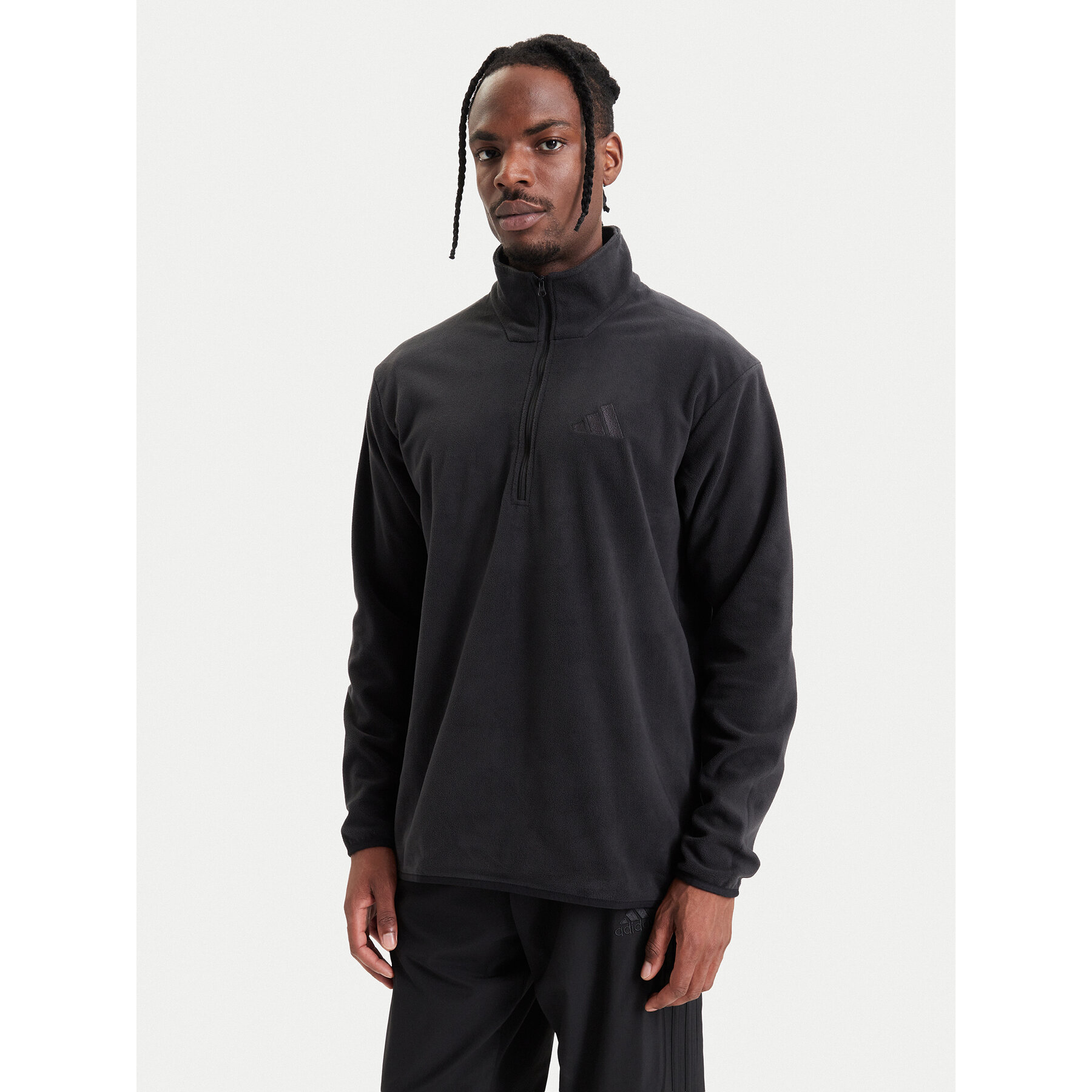 adidas Fleecejacke Terrex Multi Essentials Half Zip Fleece Jacket KZ1774 Schwarz Regular Fit