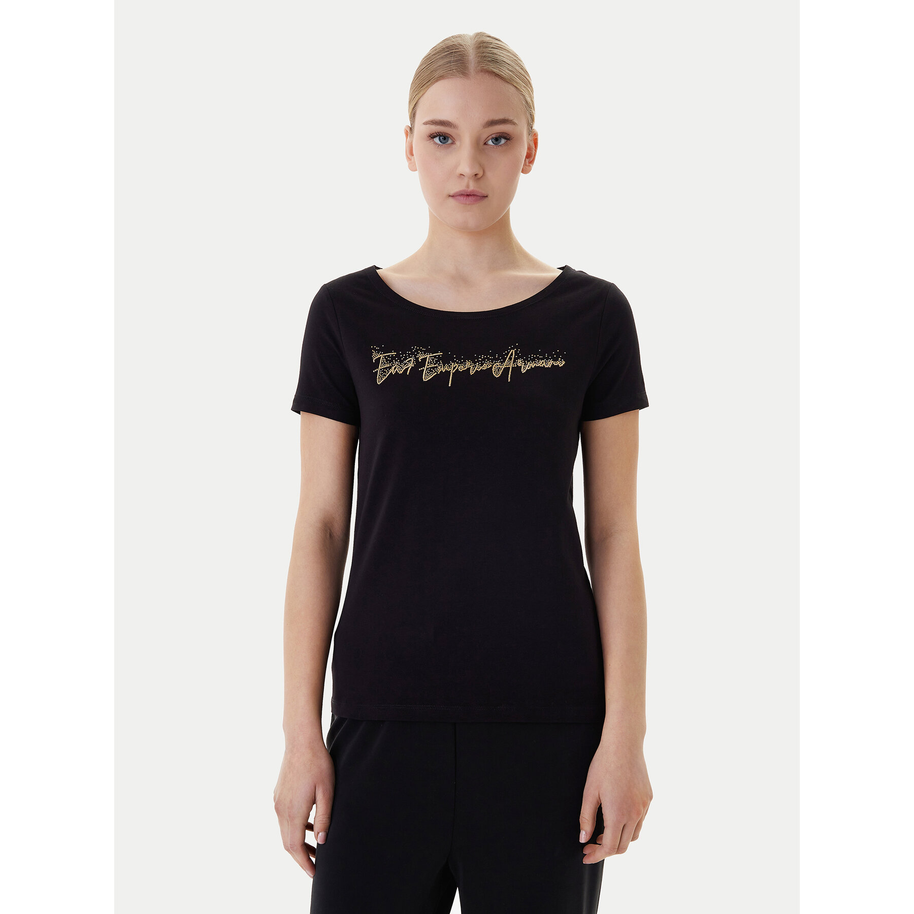 EA7 Emporio Armani T-Shirt 7W000978 AF10373 UC001 Schwarz Slim Fit