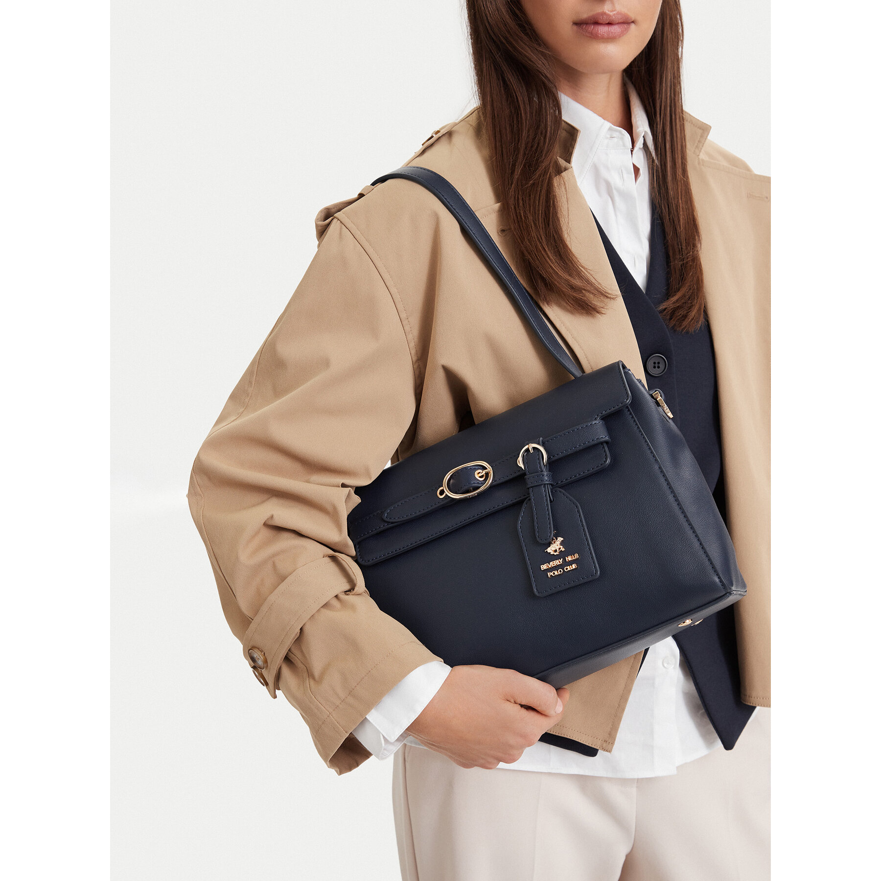 Дамска чанта Beverly Hills Polo Club CEO-BHPC-C-011-10 Тъмносин