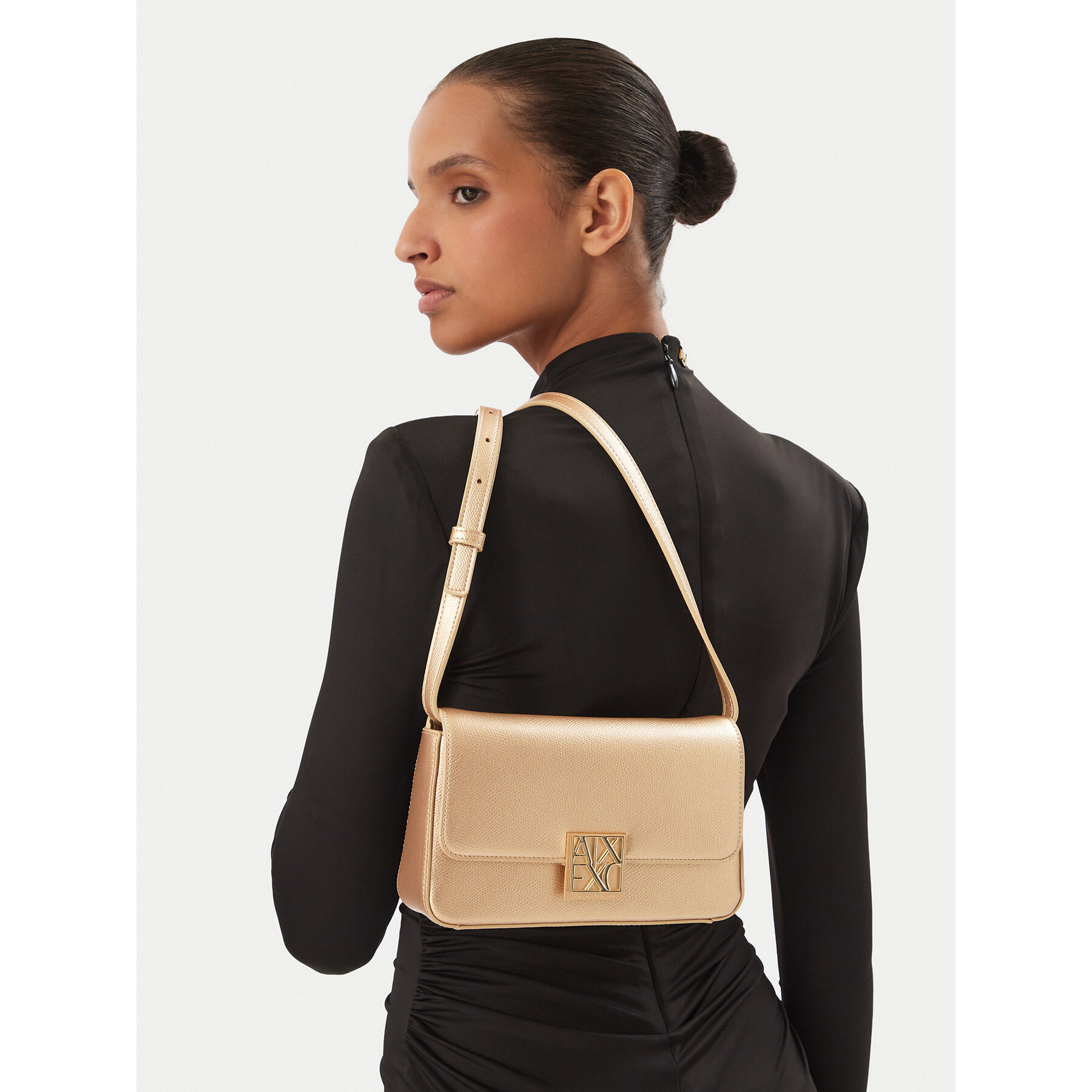Geantă Armani Exchange XW002171 AF19895 F1020 Auriu