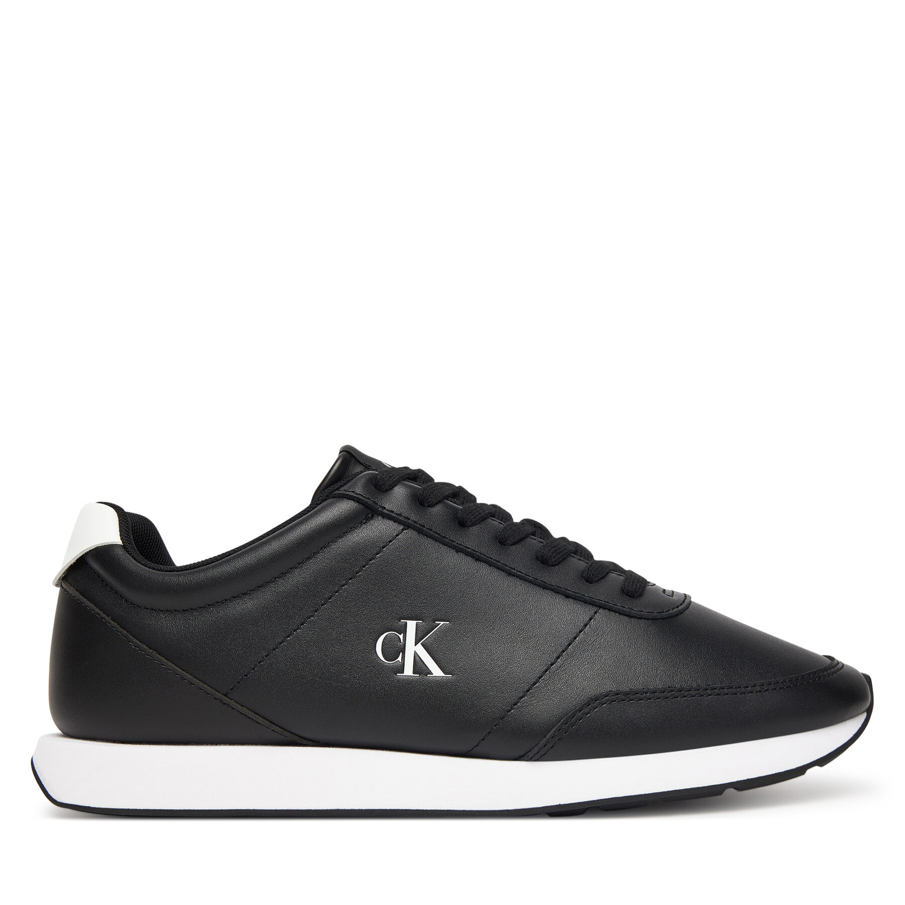 Sneakers Calvin Klein Retro Runner Ess Lth YM0YM01355 Negru