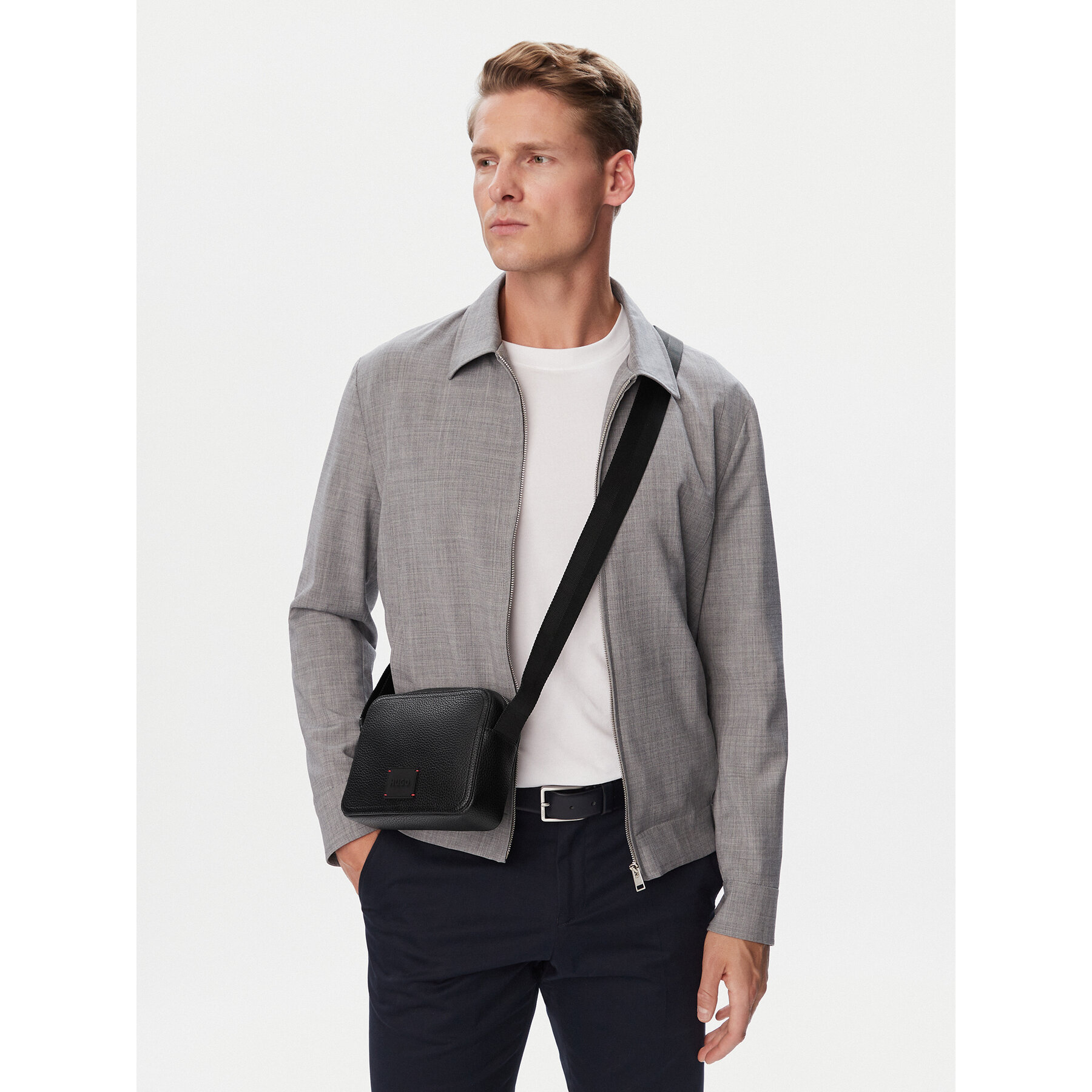 Geantă crossover HUGO 50573468 Negru