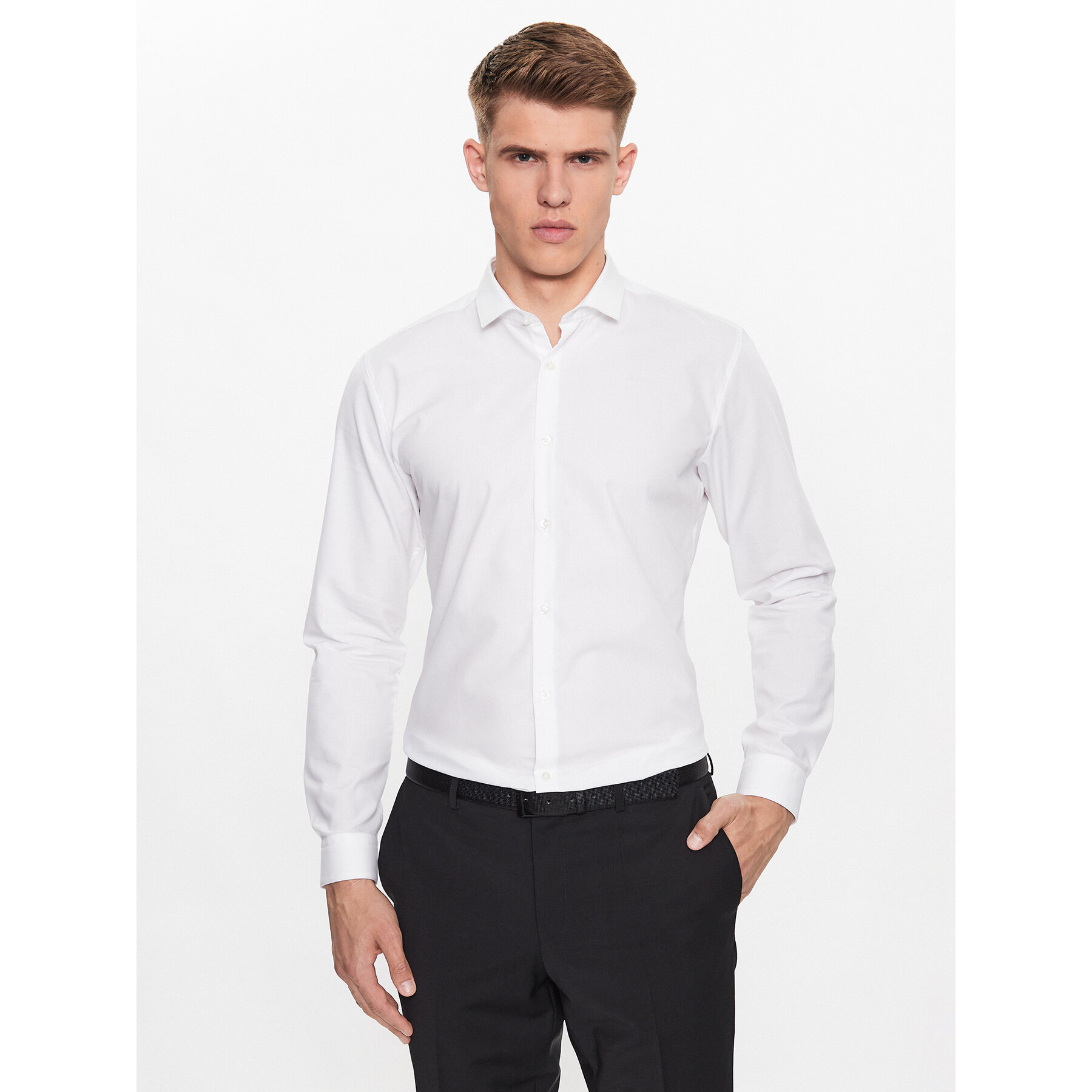 Hugo Hemd Erondo 50389769 Weiß Extra Slim Fit