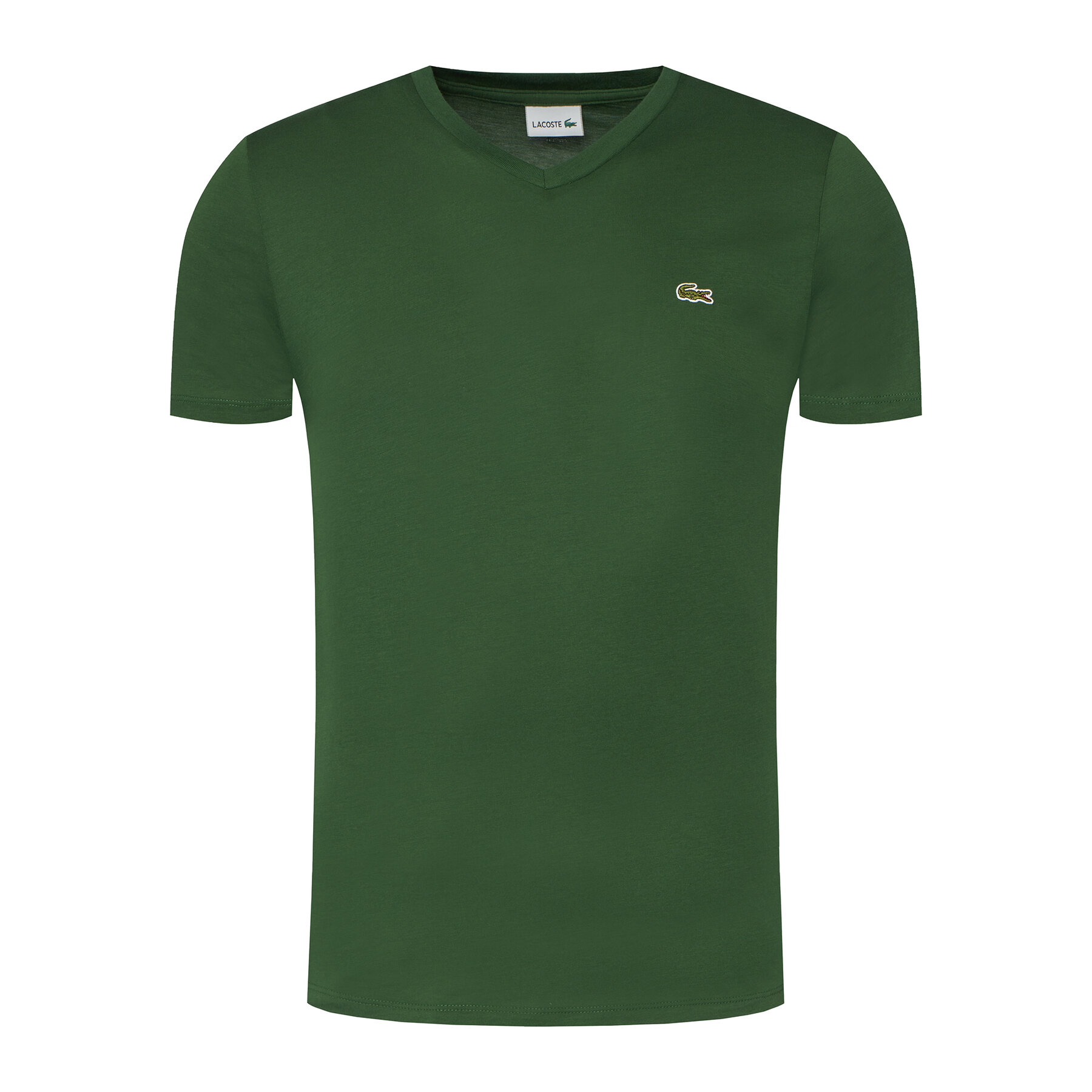 Lacoste Majica TH6710 Zelena Regular Fit