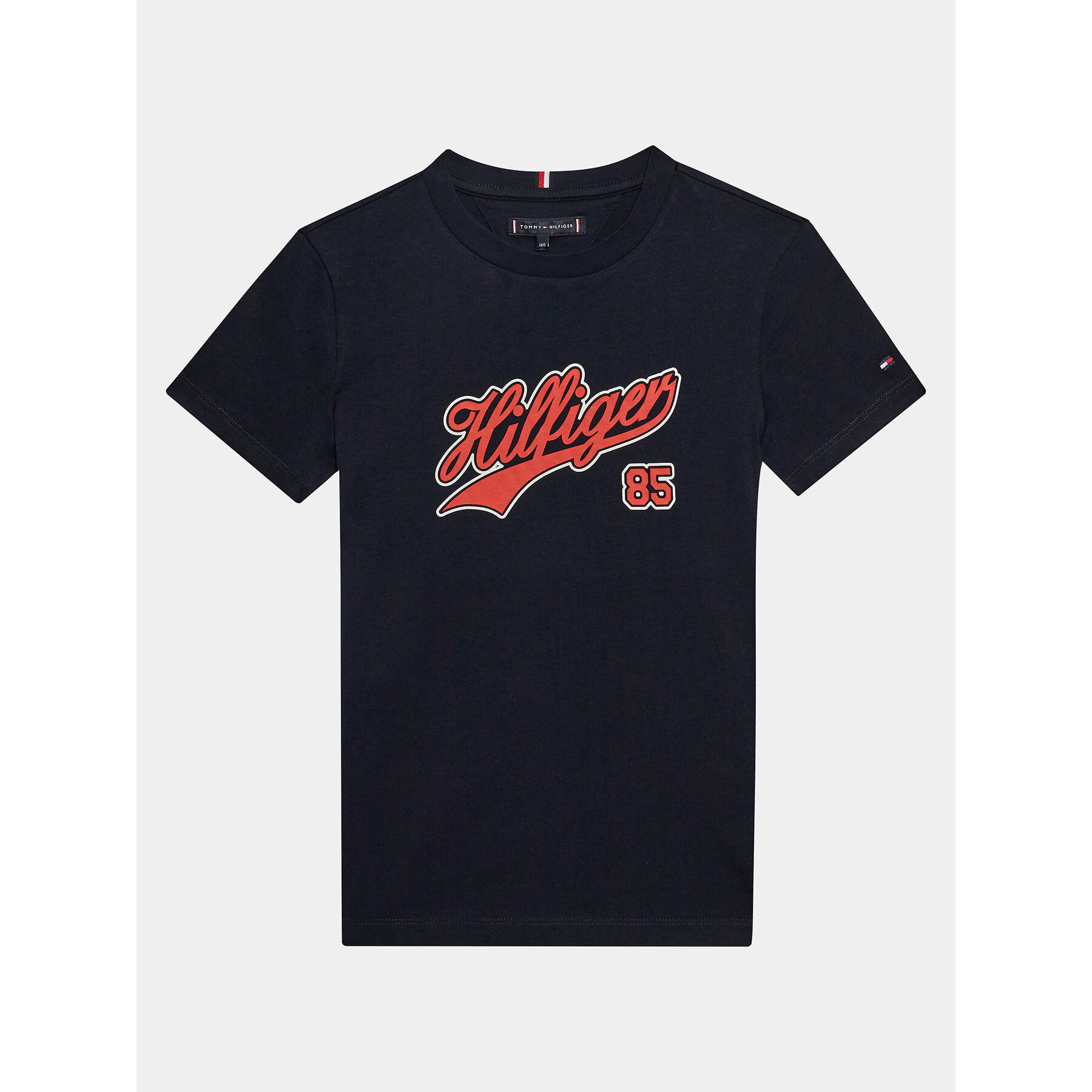 Tommy Hilfiger Póló Hilfiger Script Tee S/S KB0KB08679 Kék Regular Fit