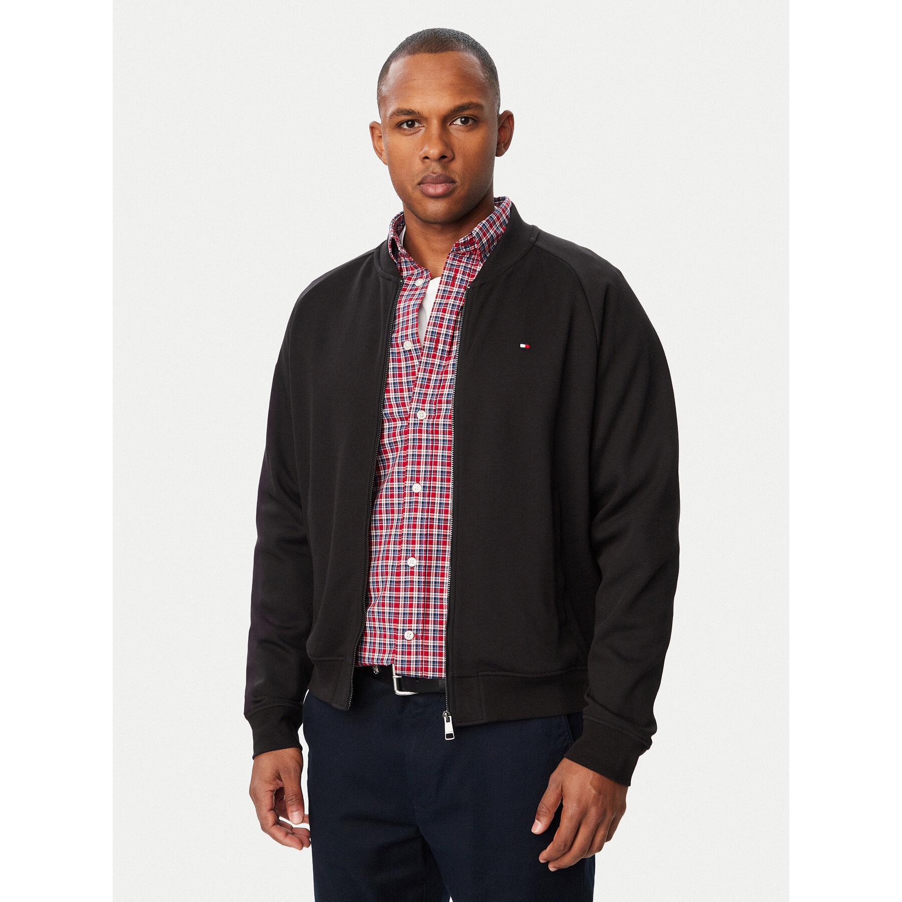 Tommy Hilfiger Sweatshirt Essential MW0MW44934 Schwarz Regular Fit