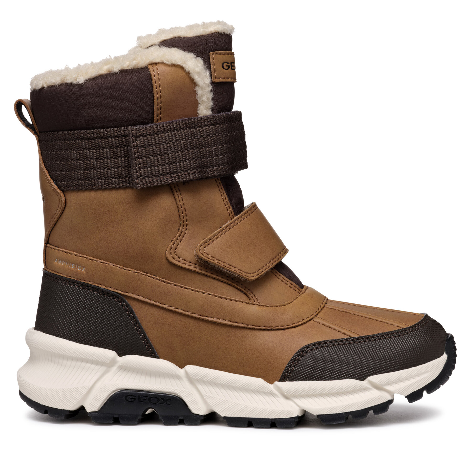 Snehule Geox J Flexyper Plus Boy J46LCF 0MEFU C6780 M Hnedá