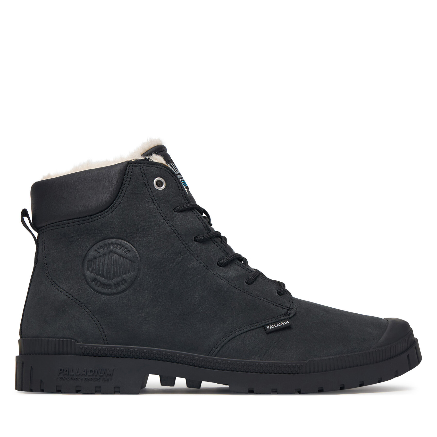 Trappers Palladium Sp20 Cuff Lth Wp Wl 79067-008-M Negru