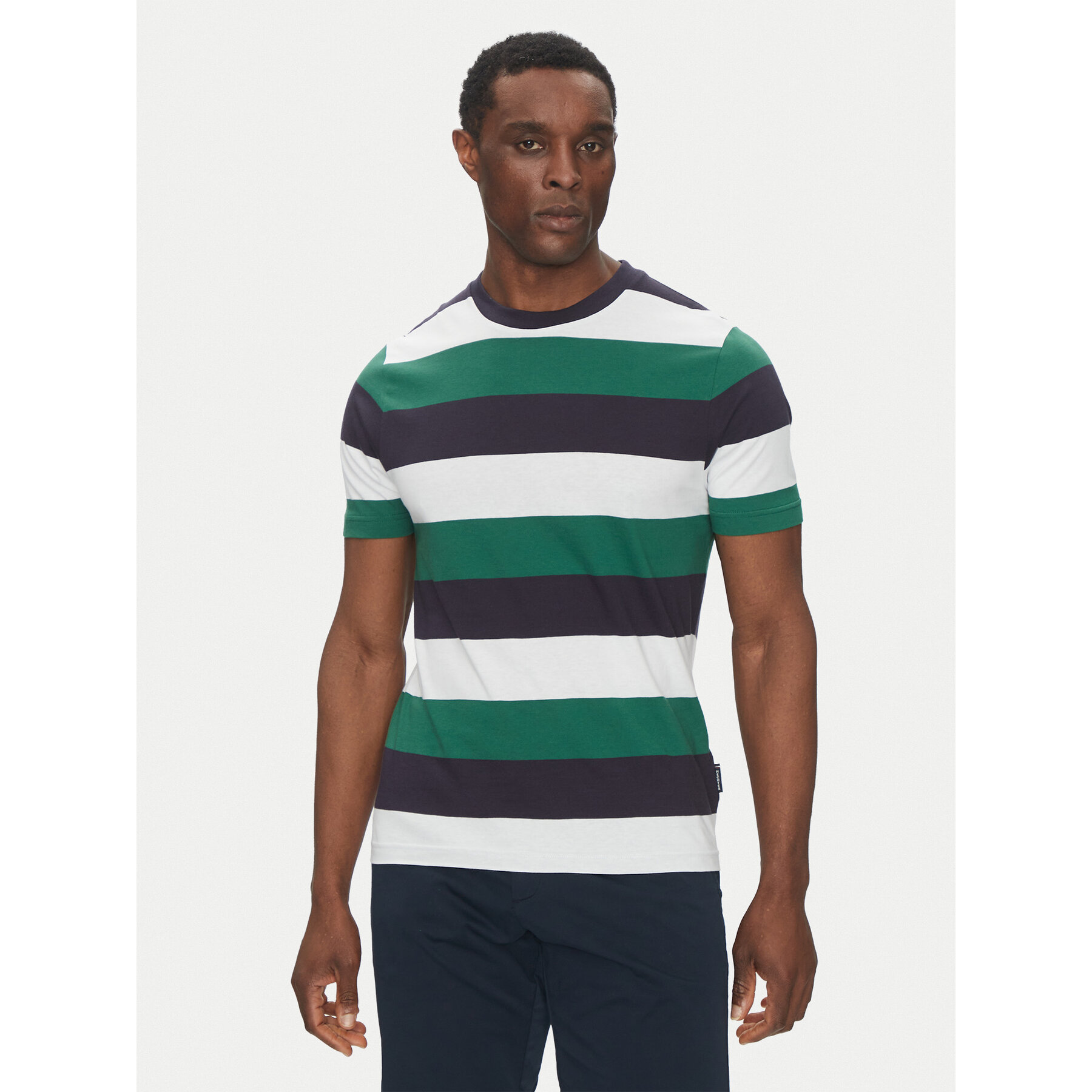 Hechter Paris Majica 75016 151926 Pisana Regular Fit