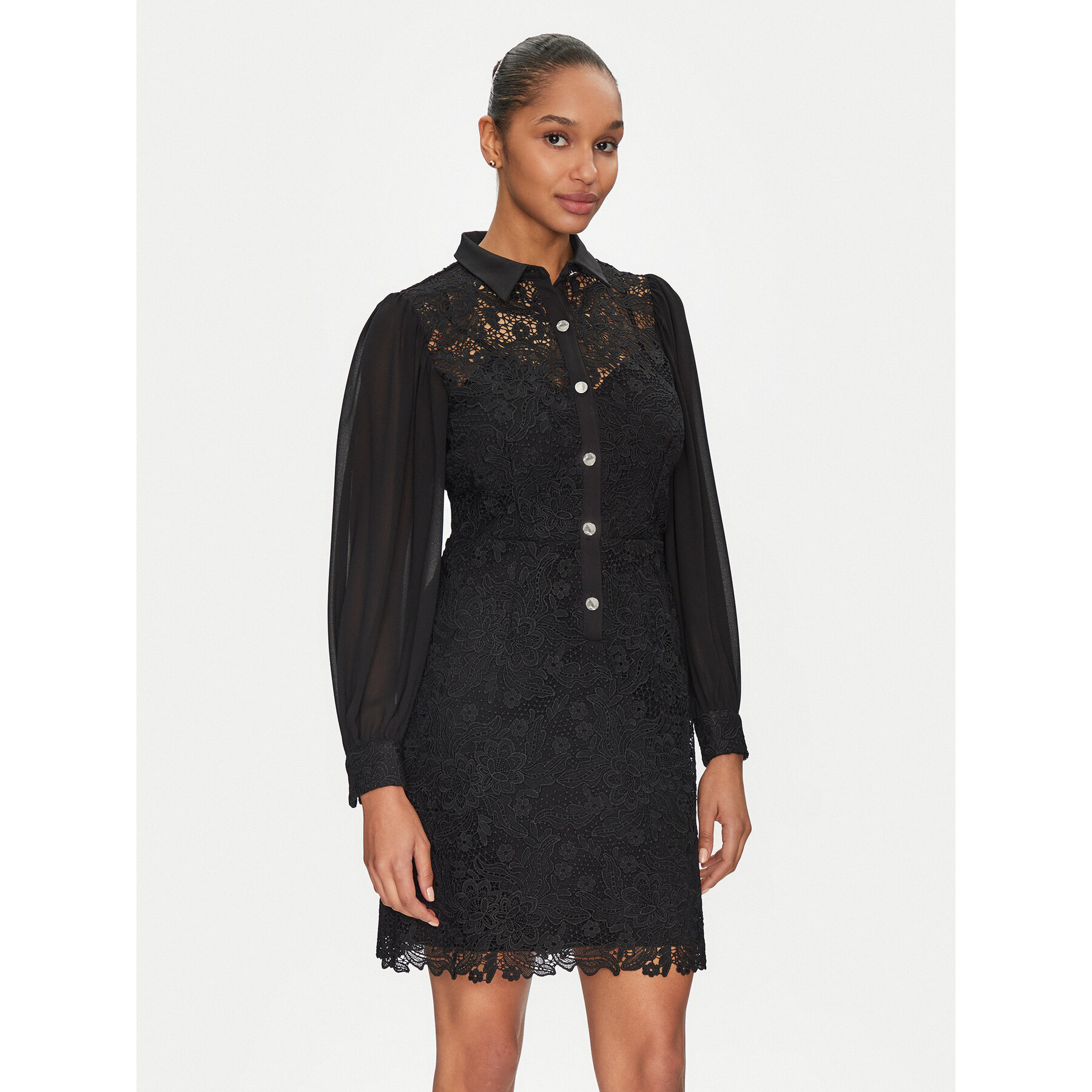 Morgan Kleid für den Alltag 251-RISLO Schwarz Regular Fit