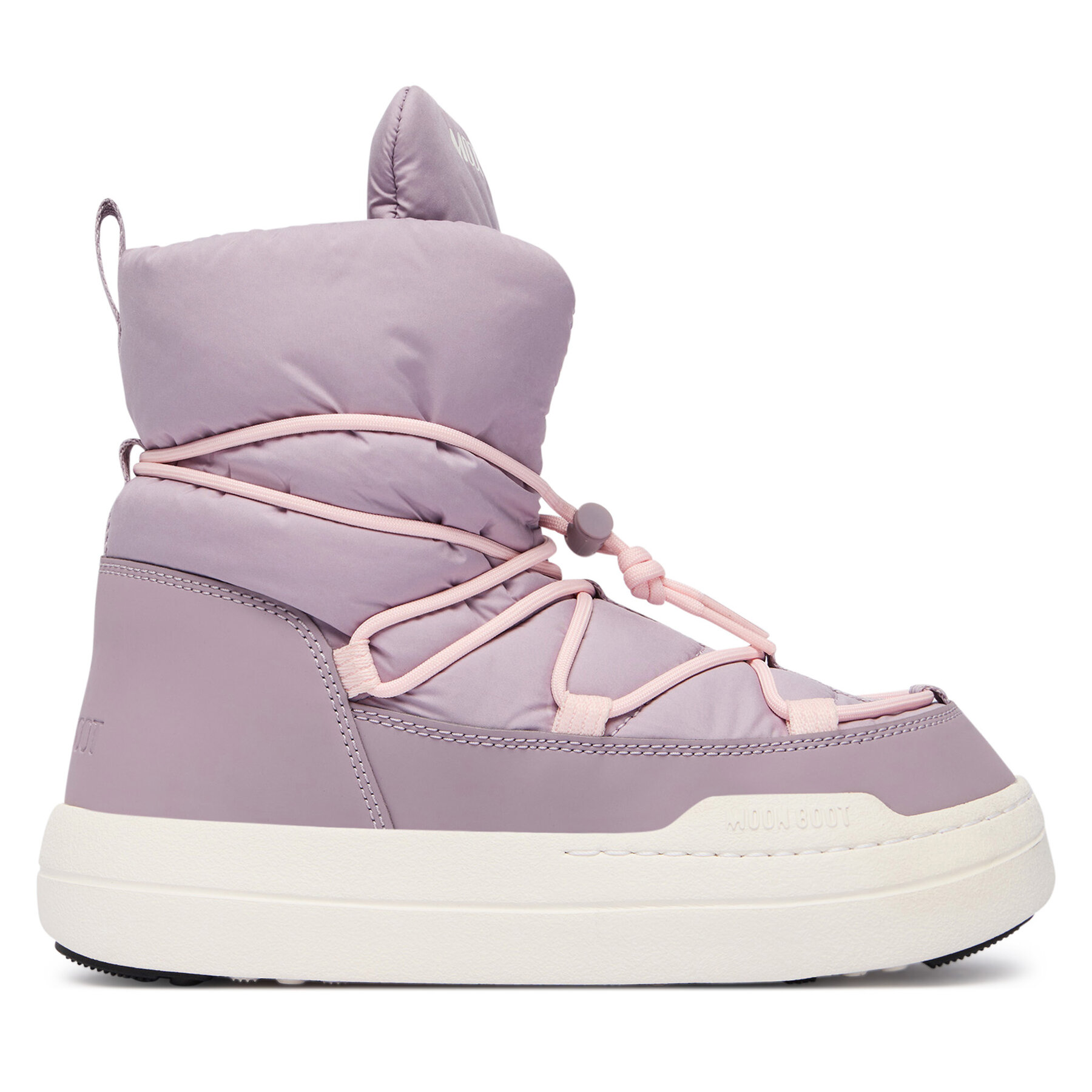 Škornji za sneg Moon Boot Jr Park lace Mid 80D3440070 D Roza