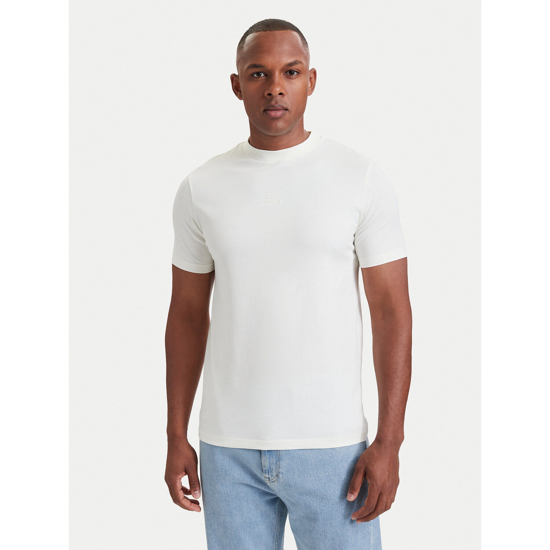 KARL LAGERFELD T-Shirt 755040 564235 Creme Regular Fit