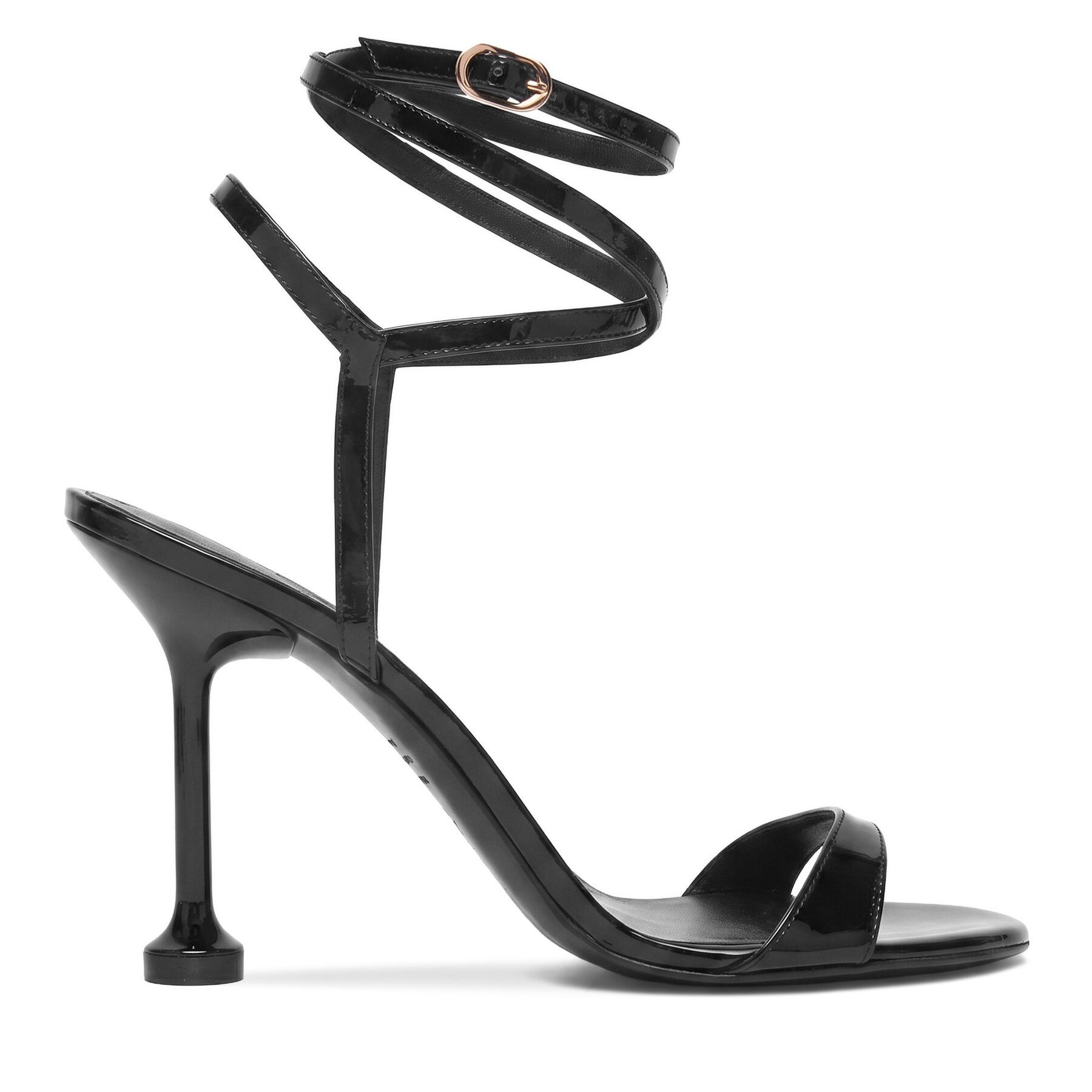 Sandale Stuart Weitzman Naudistini Wrap 100 SM910 Negru