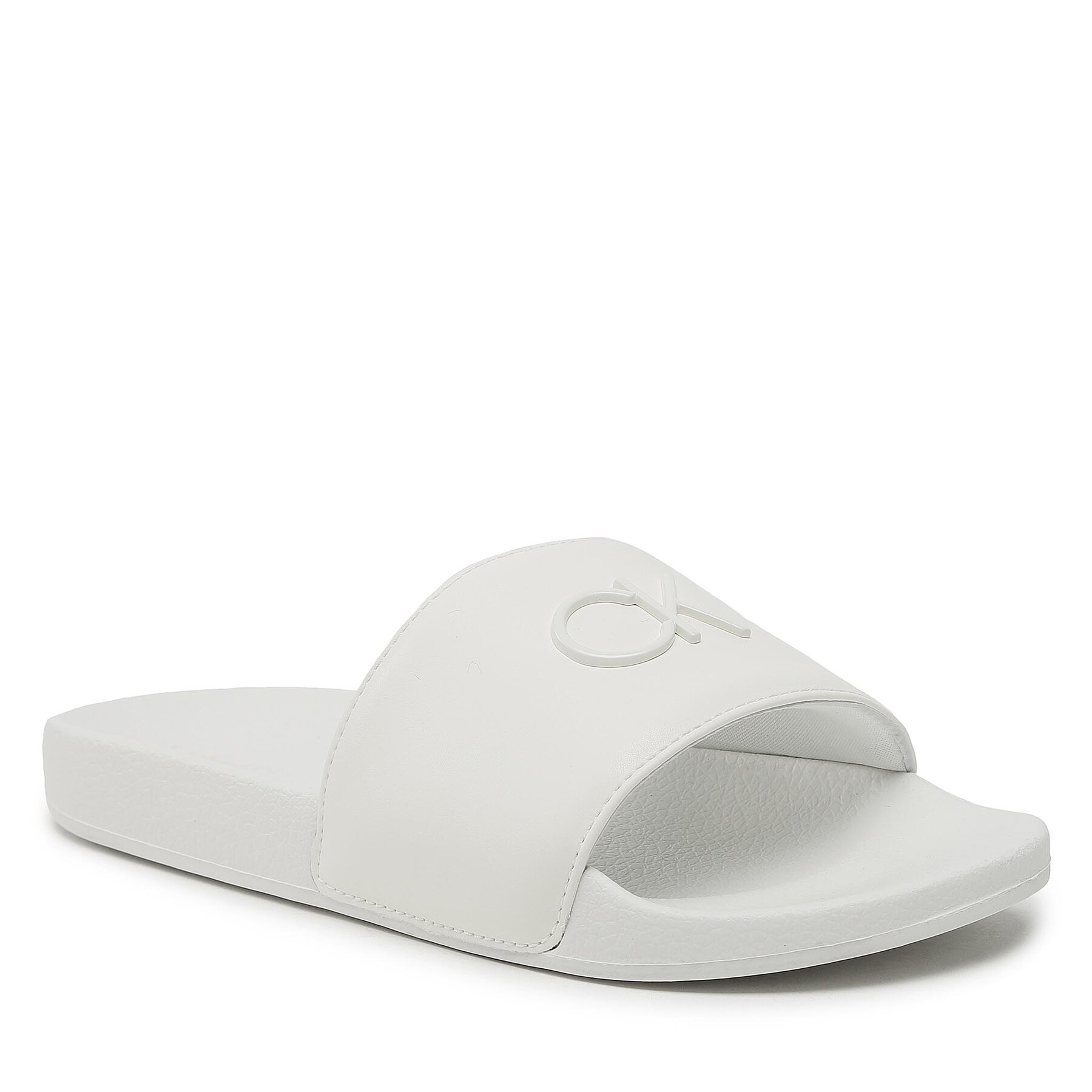 Șlapi Calvin Klein Pool Slide W/Hw HW0HW01509 Marshmallow YBJ CALVIN KLEIN imagine noua