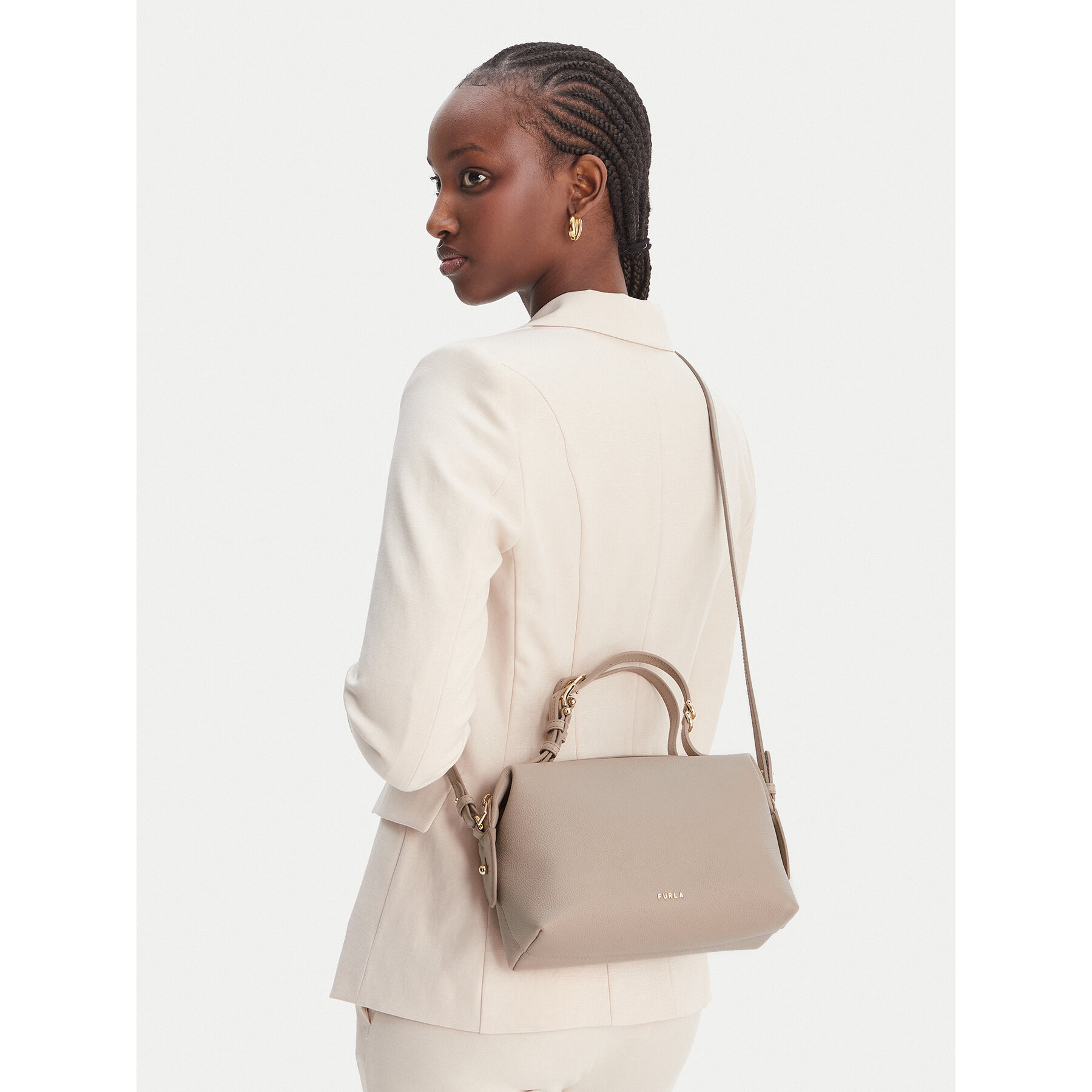 Borsetta Furla Double Mini WE00870 BX3036 KH 4488S Beige