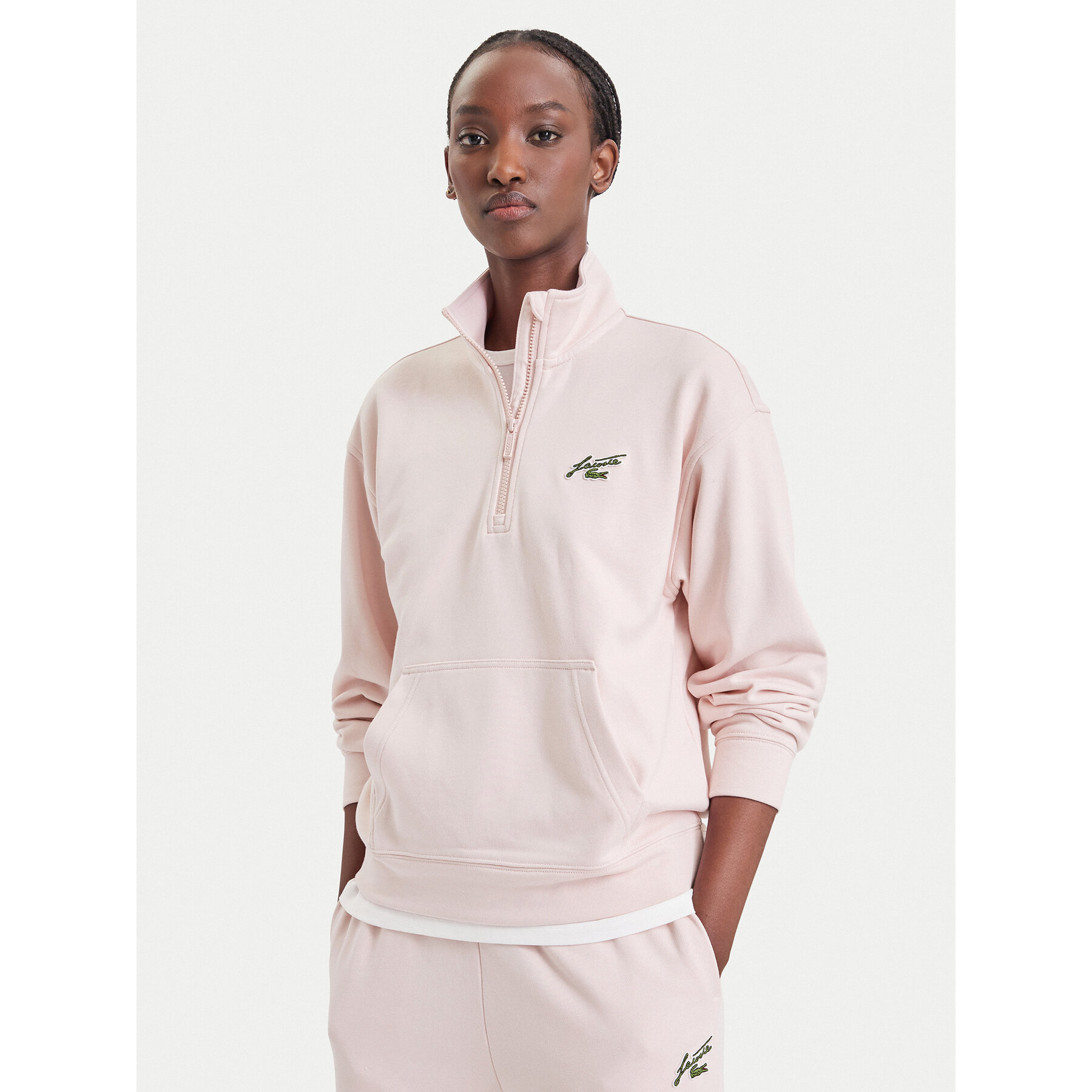 Lacoste Sweatshirt SF8504 Hellrosa Regular Fit