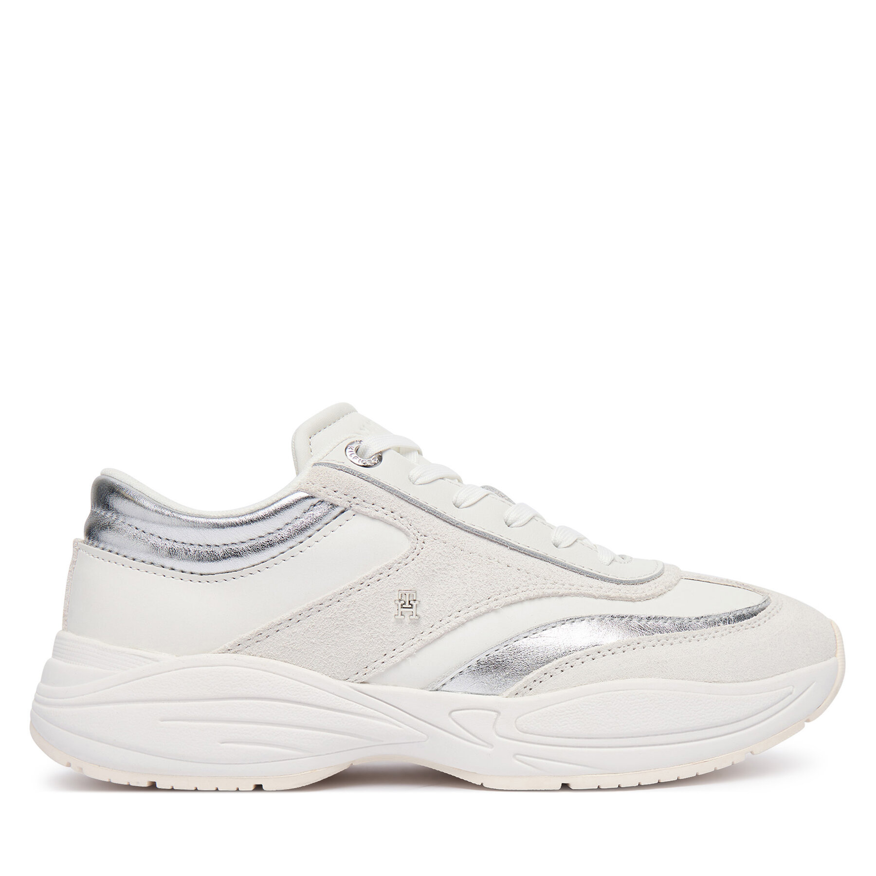 Sneakers Tommy Hilfiger Th Modern Sporty Runner Leather FW0FW09590 Alb
