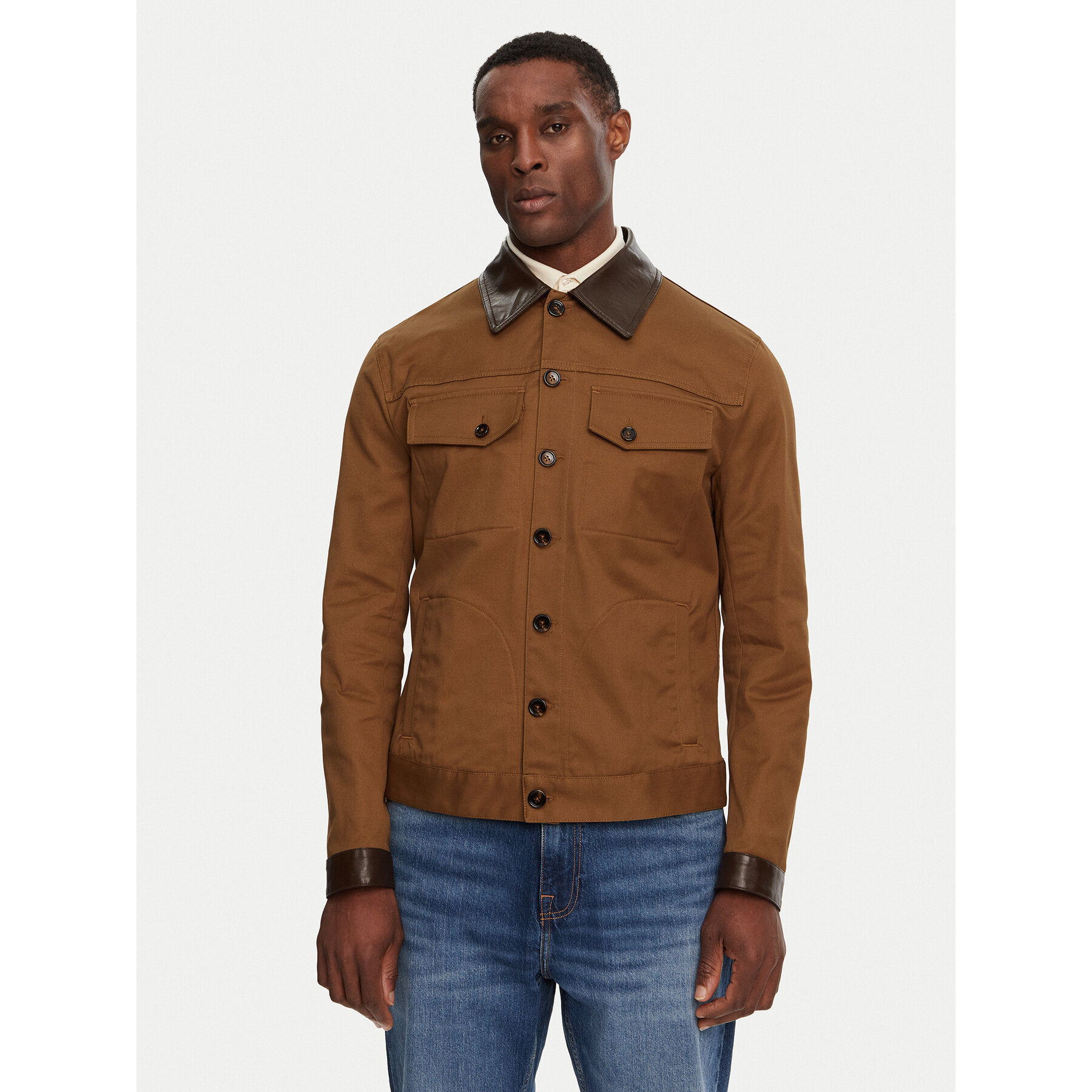 Dolce&Gabbana Übergangsjacke G9BJFT GI513 Braun Regular Fit