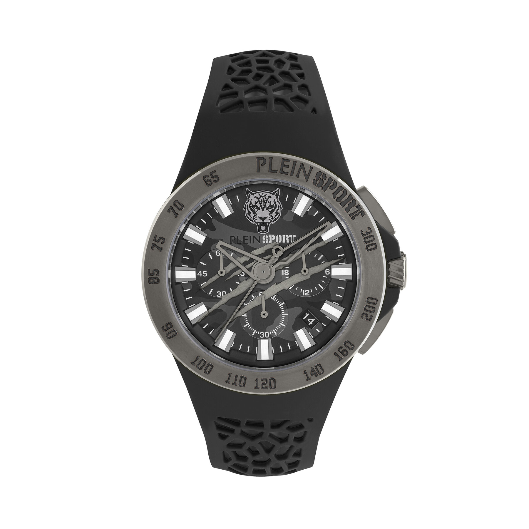 Ročna ura Plein Sport Thunderstorm Chrono PSABA0123 Črna