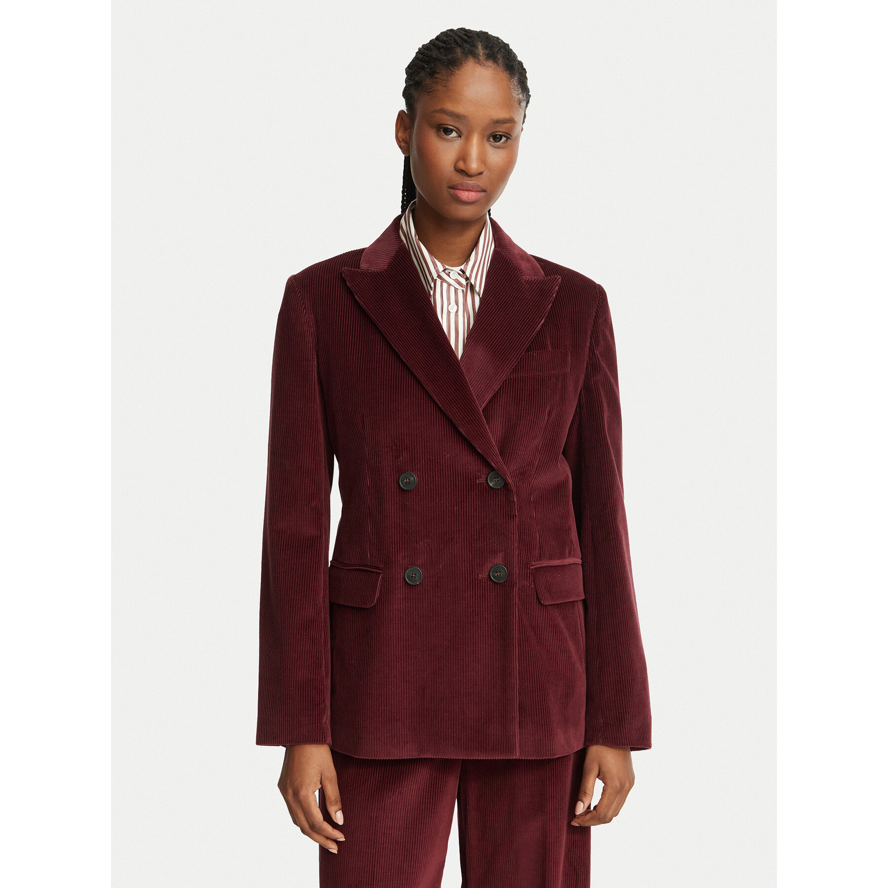 Weekend Max Mara Sakko Katanga 2625046012 Dunkelrot Regular Fit