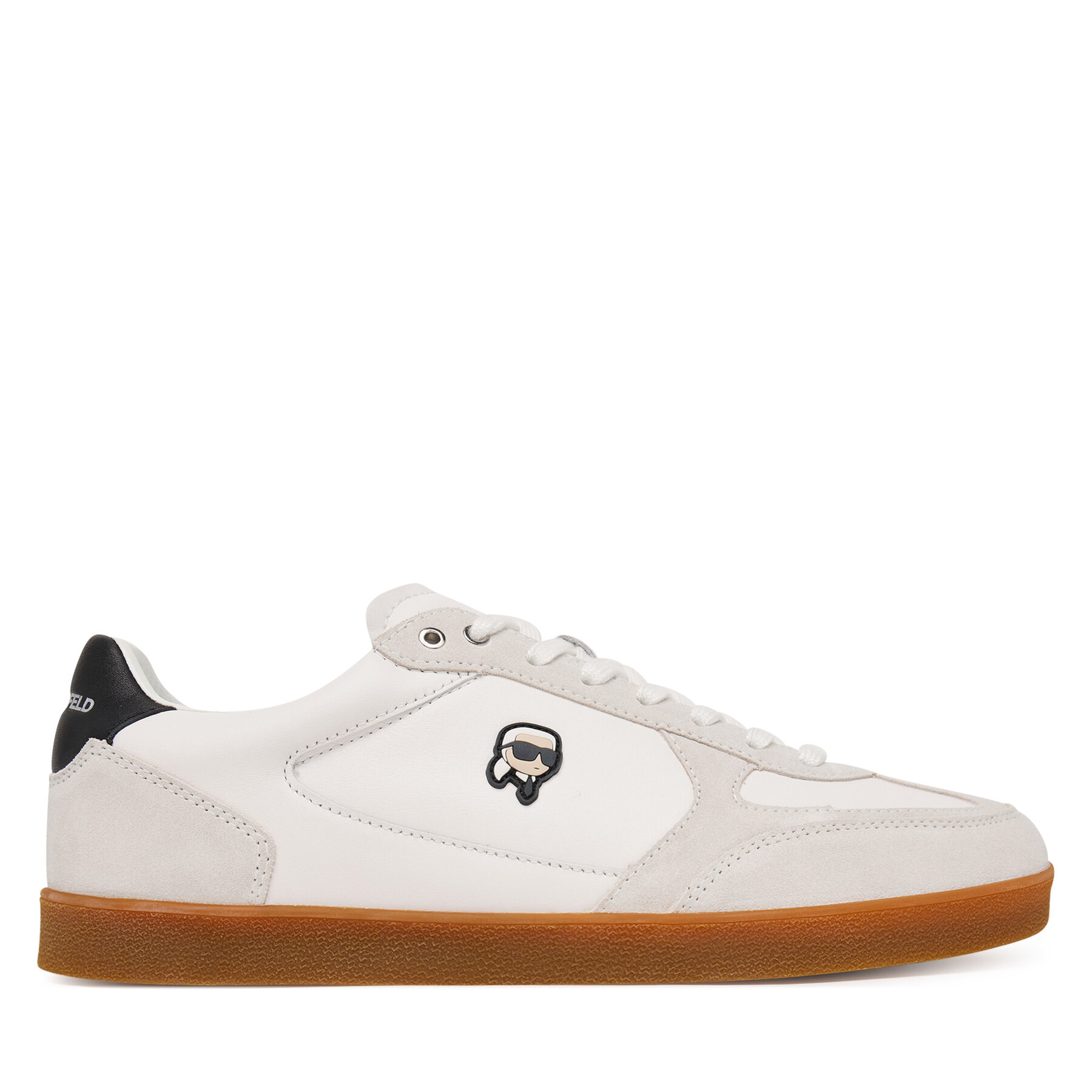 Sneakersy KARL LAGERFELD Kandidate KL53833N Biela