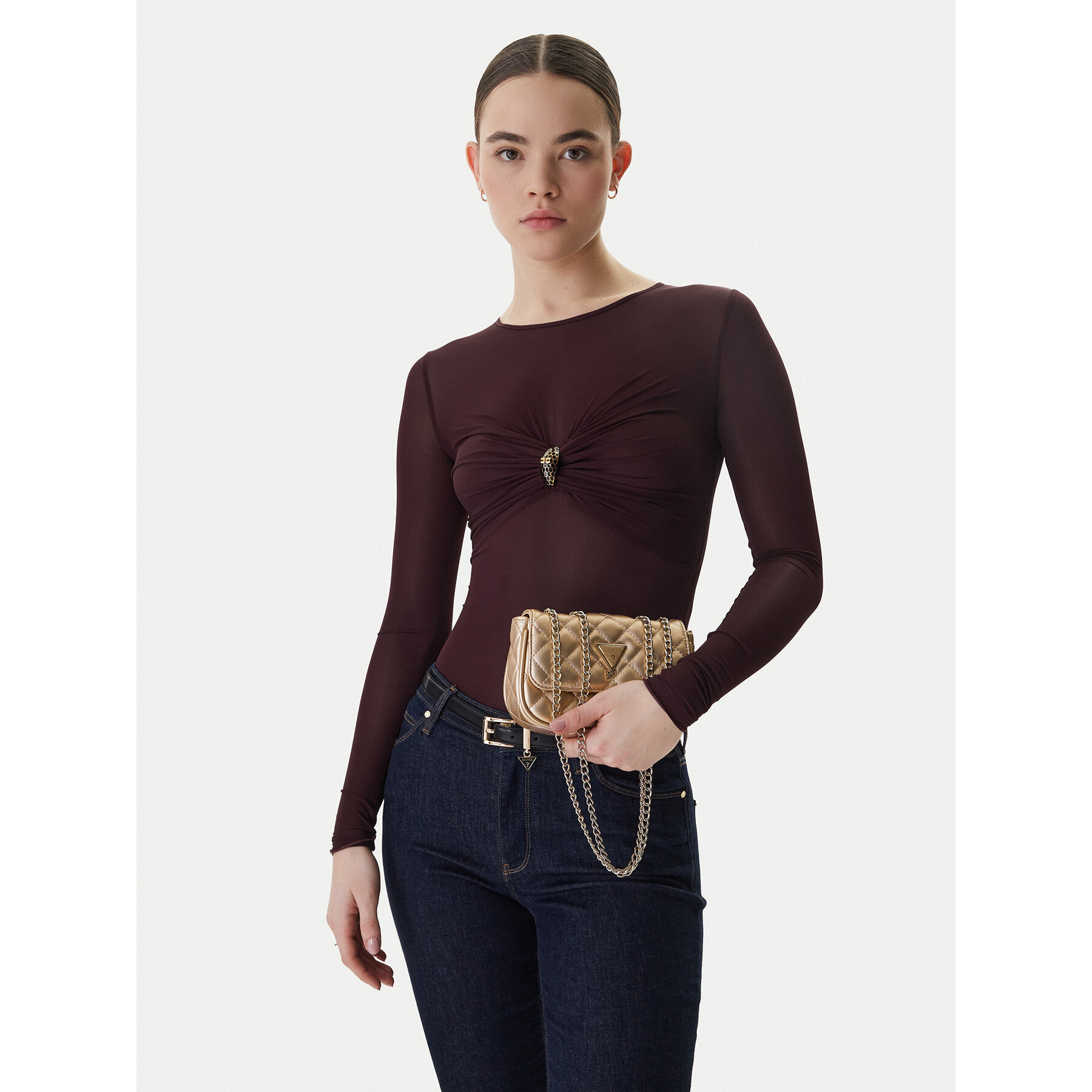 Torbica Guess J5YZ17 WGT10 Zlatna