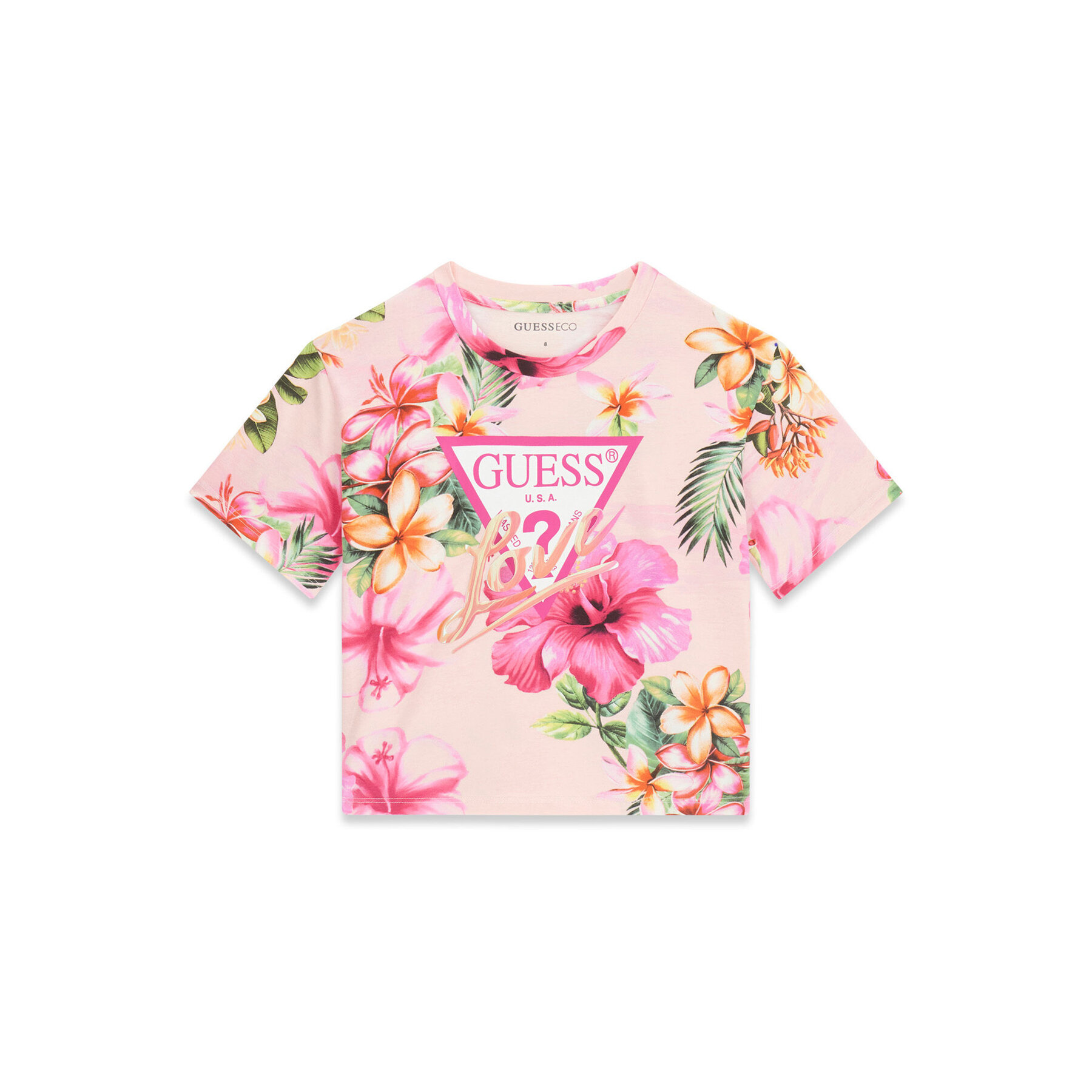 Guess Majica J6GI03 K6YW4 Roza Relaxed Fit