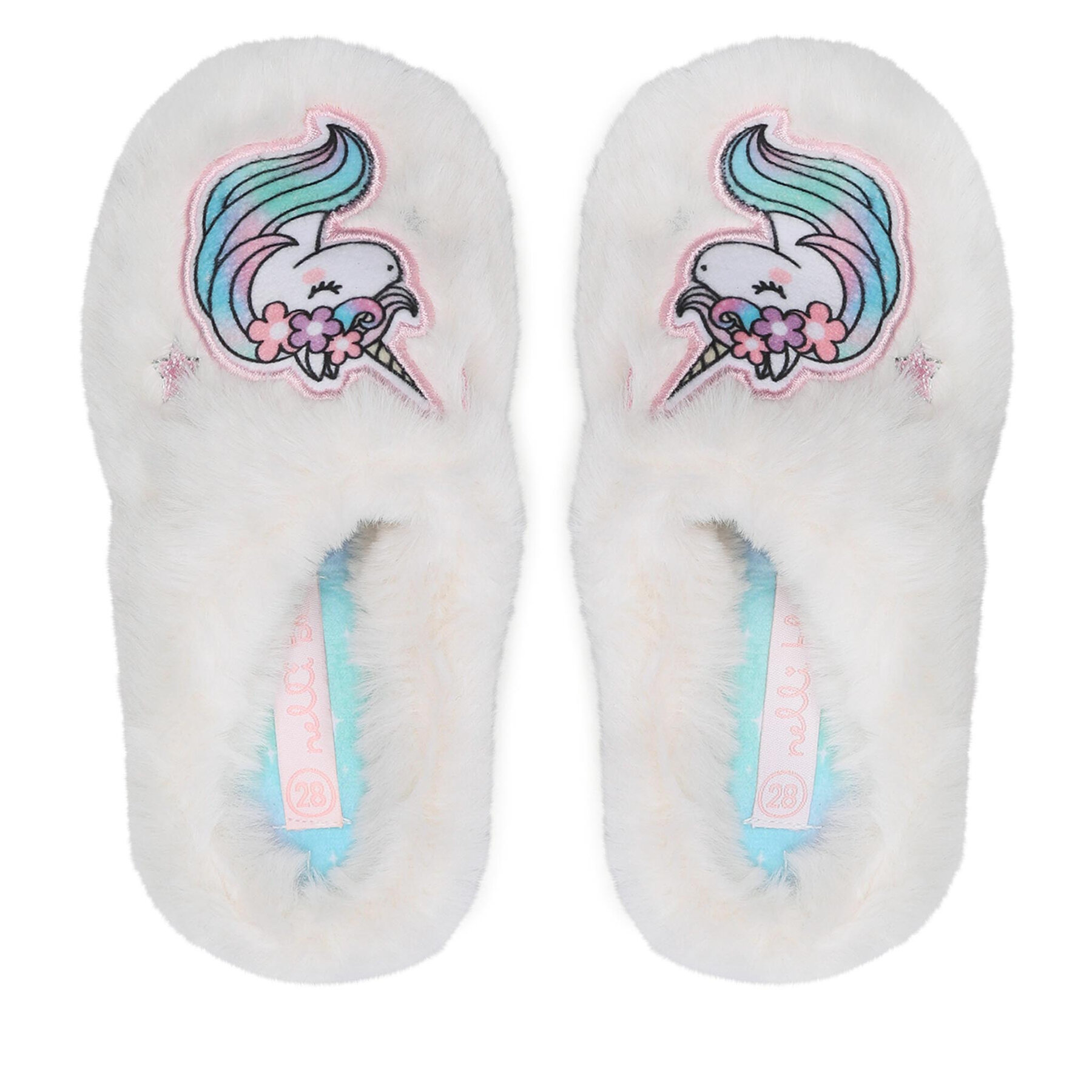 Pantofole Nelli Blu 22DR1189 Bianco