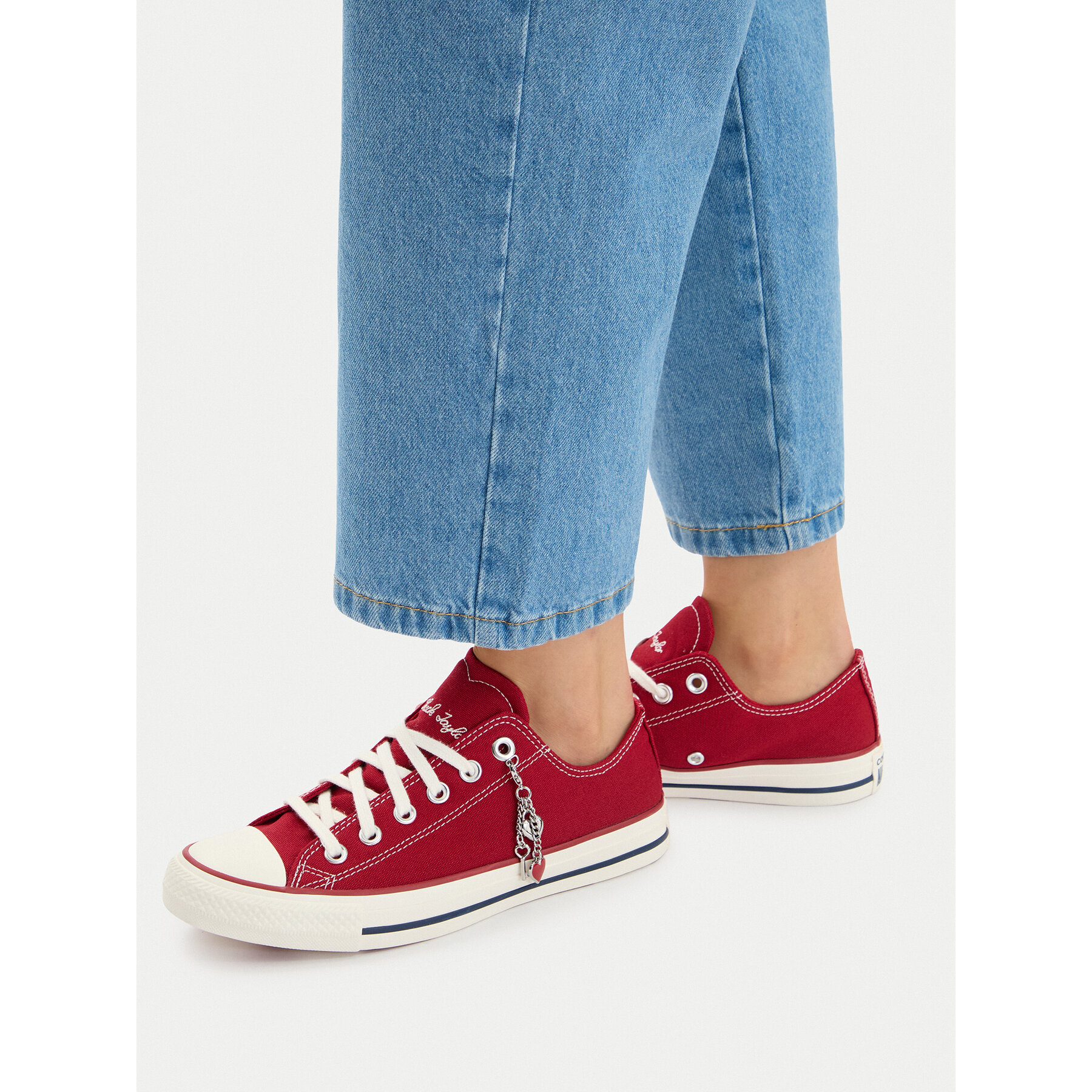 Plátěnky Converse Chuck Taylor All Star Hearts A19057C Červená