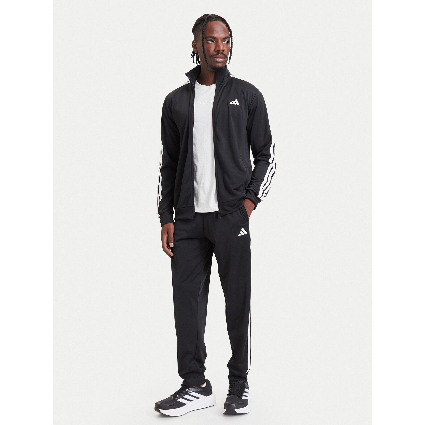 adidas Jogginganzug Dayready KX5600 Schwarz Regular Fit