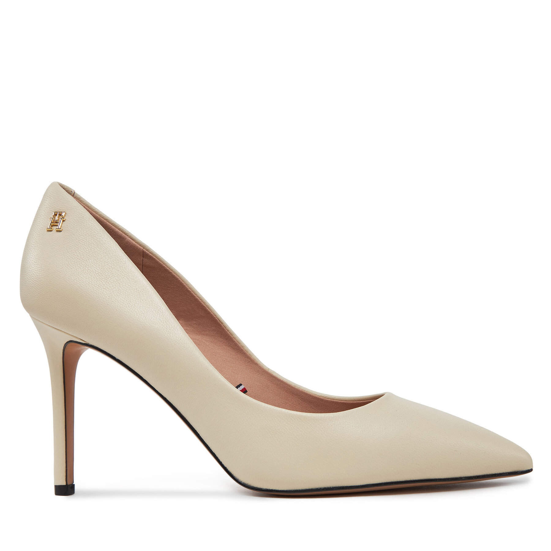 Damskie Szpilki Tommy Hilfiger, Rozmiar 41 Beżowy Essential Pointed Pump FW0FW07533