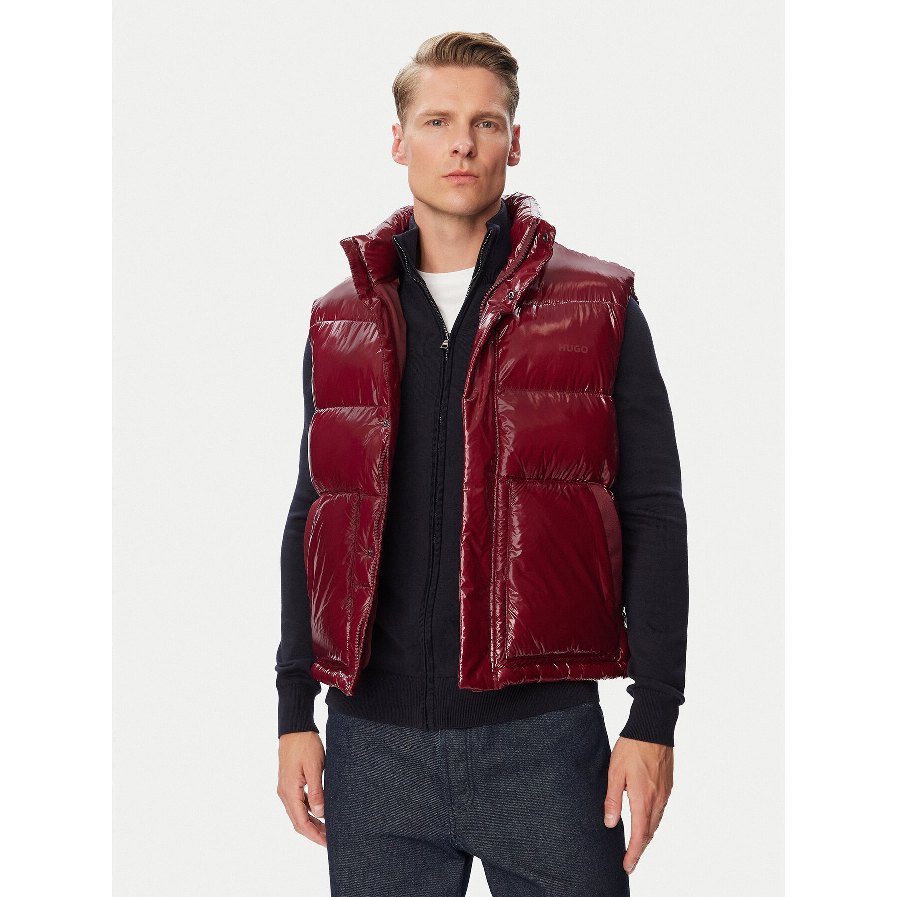 HUGO Bodywarmer Baltinos2641 50574162 Dunkelrot Regular Fit