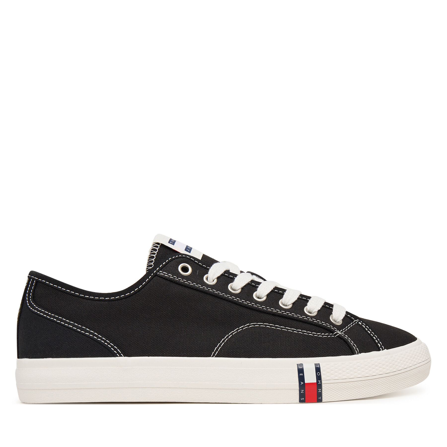 Tenisky Tommy Jeans Archive Vulc Y2K EM0EM01674 Čierna