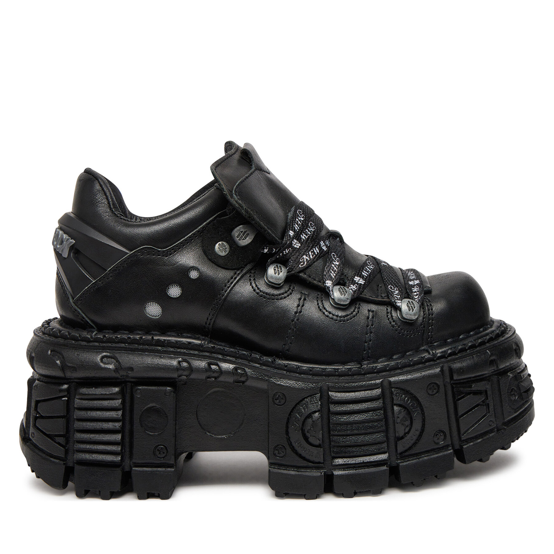 Chaussures Rangers NEW ROCK M-TANK120NSHLACE-S1 Noir