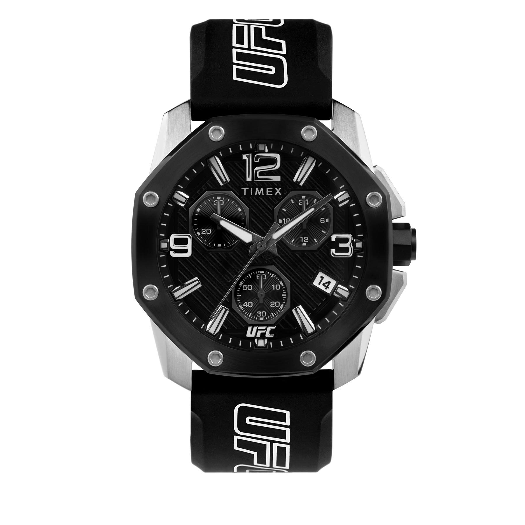 Karóra Timex Icon Chronograph TW2V58600 Fekete
