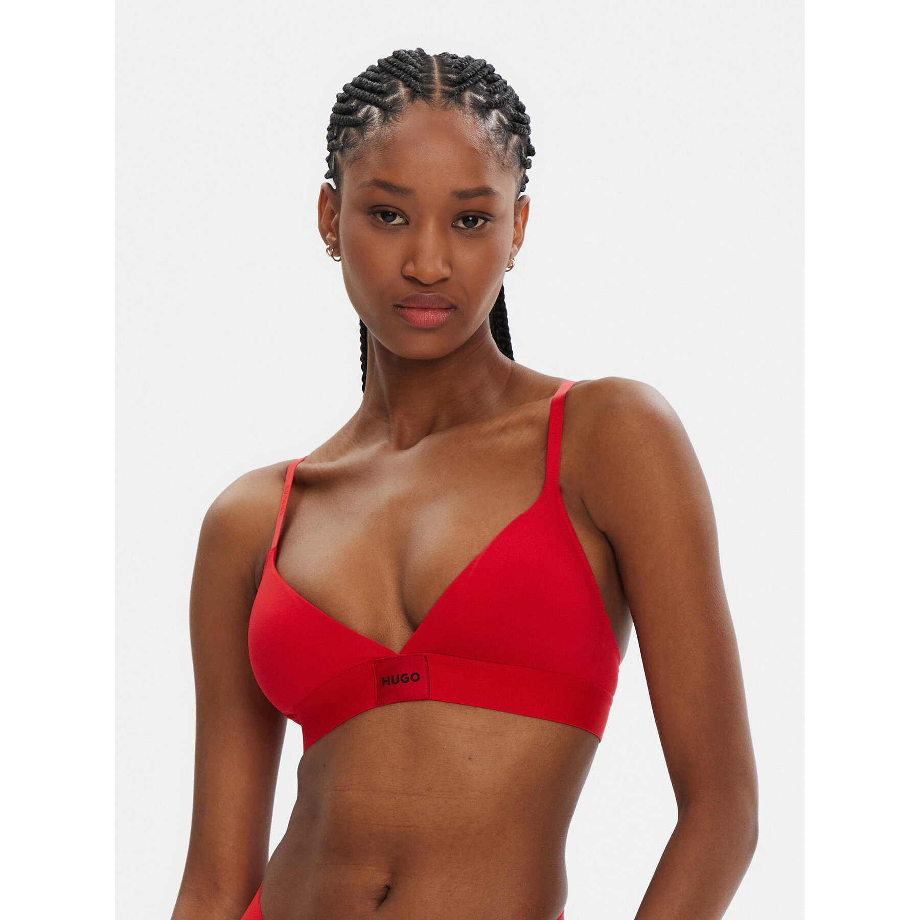 HUGO Reggiseno Bralette Red Label 50503098 Rosso