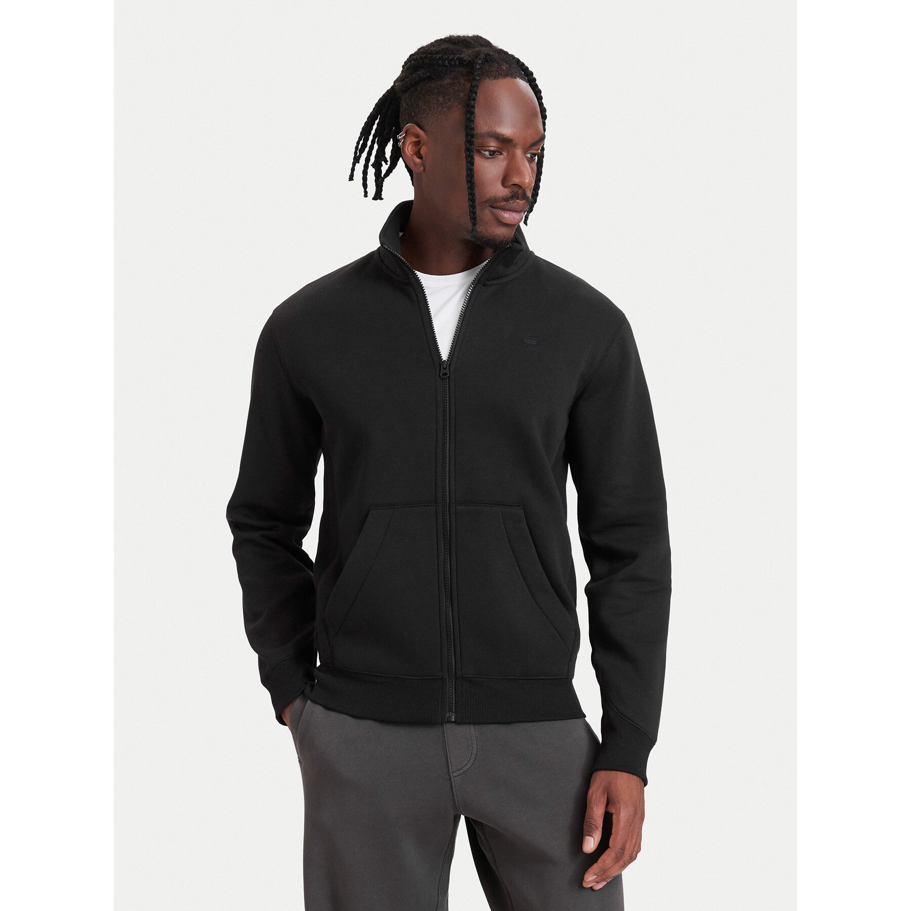 G-Star Majica dugih rukava D29292-C235 Crna Regular Fit