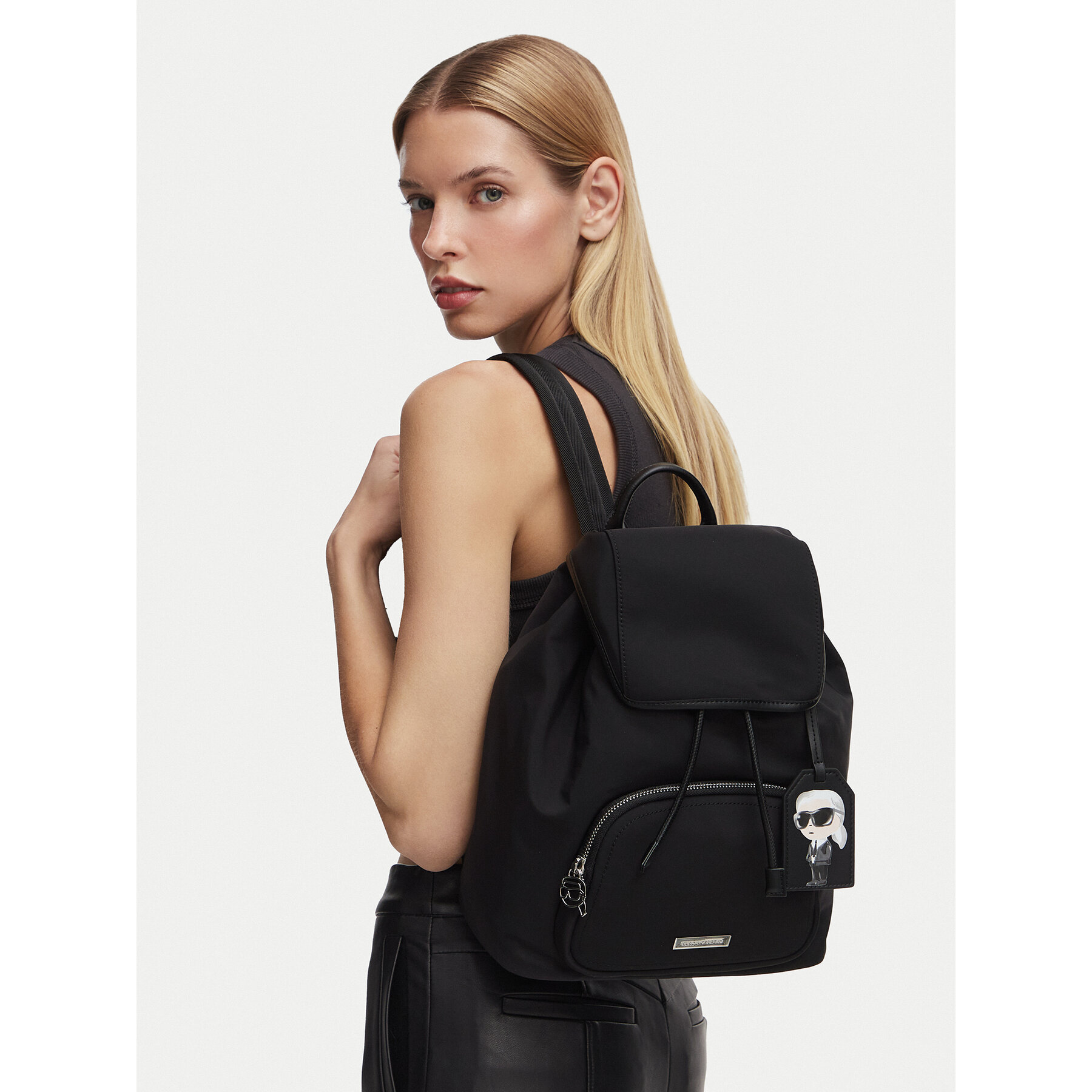 Ruksak KARL LAGERFELD B3W30127 Crna