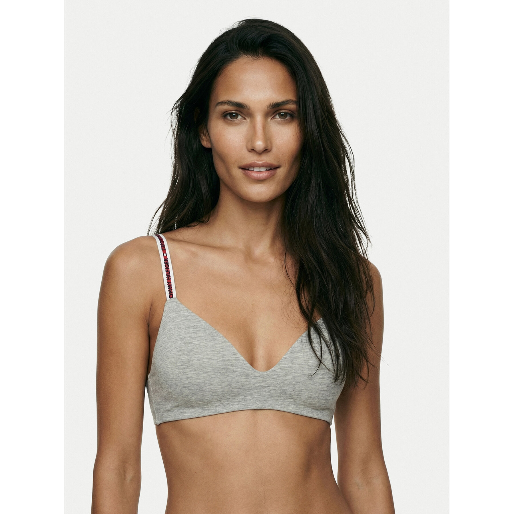 Tommy Hilfiger Σουτιέν χωρίς μπανέλα Lighty Lined UW0UW02413 Γκρι