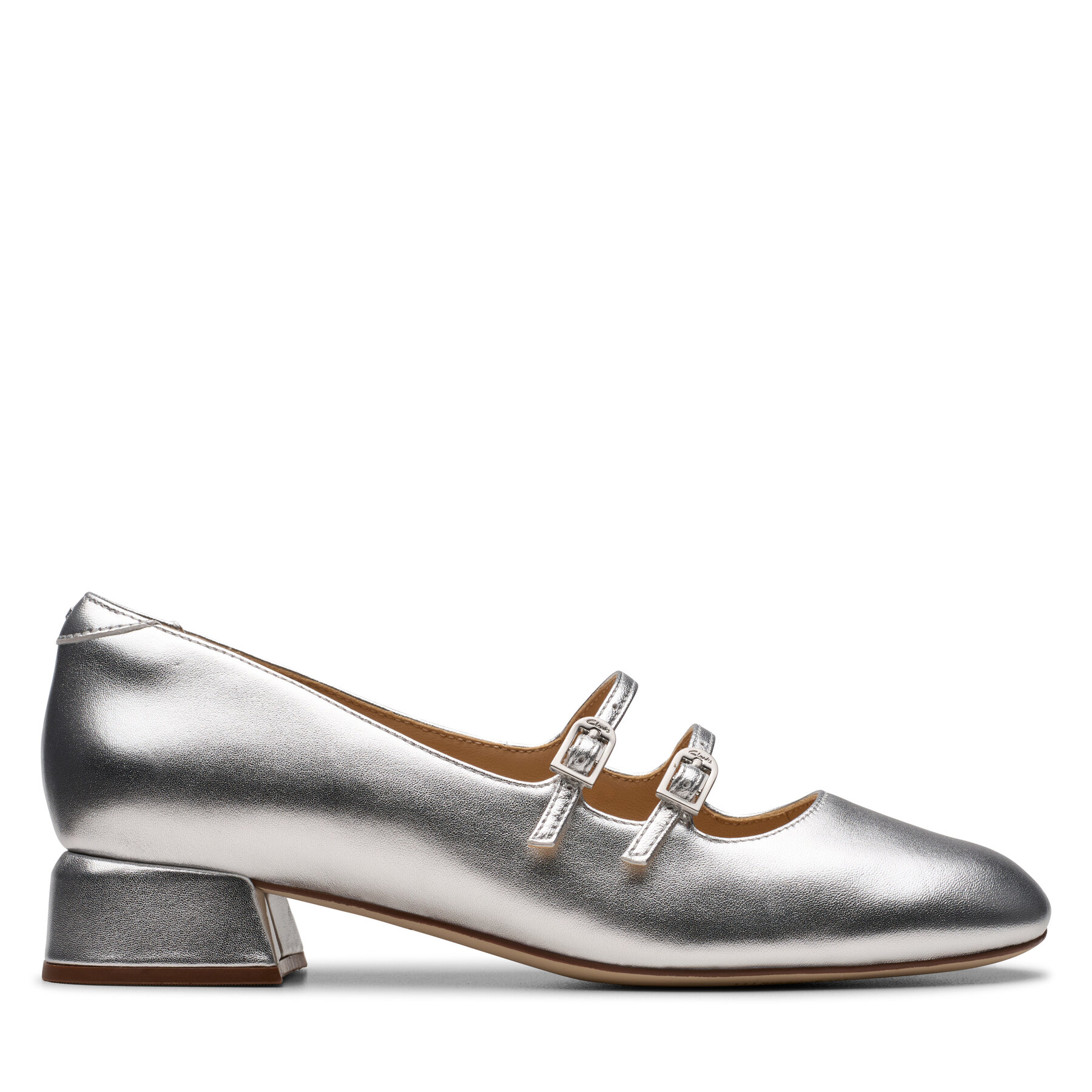 Bailarinas Clarks Daiss 30 Shine 26179900 Plata