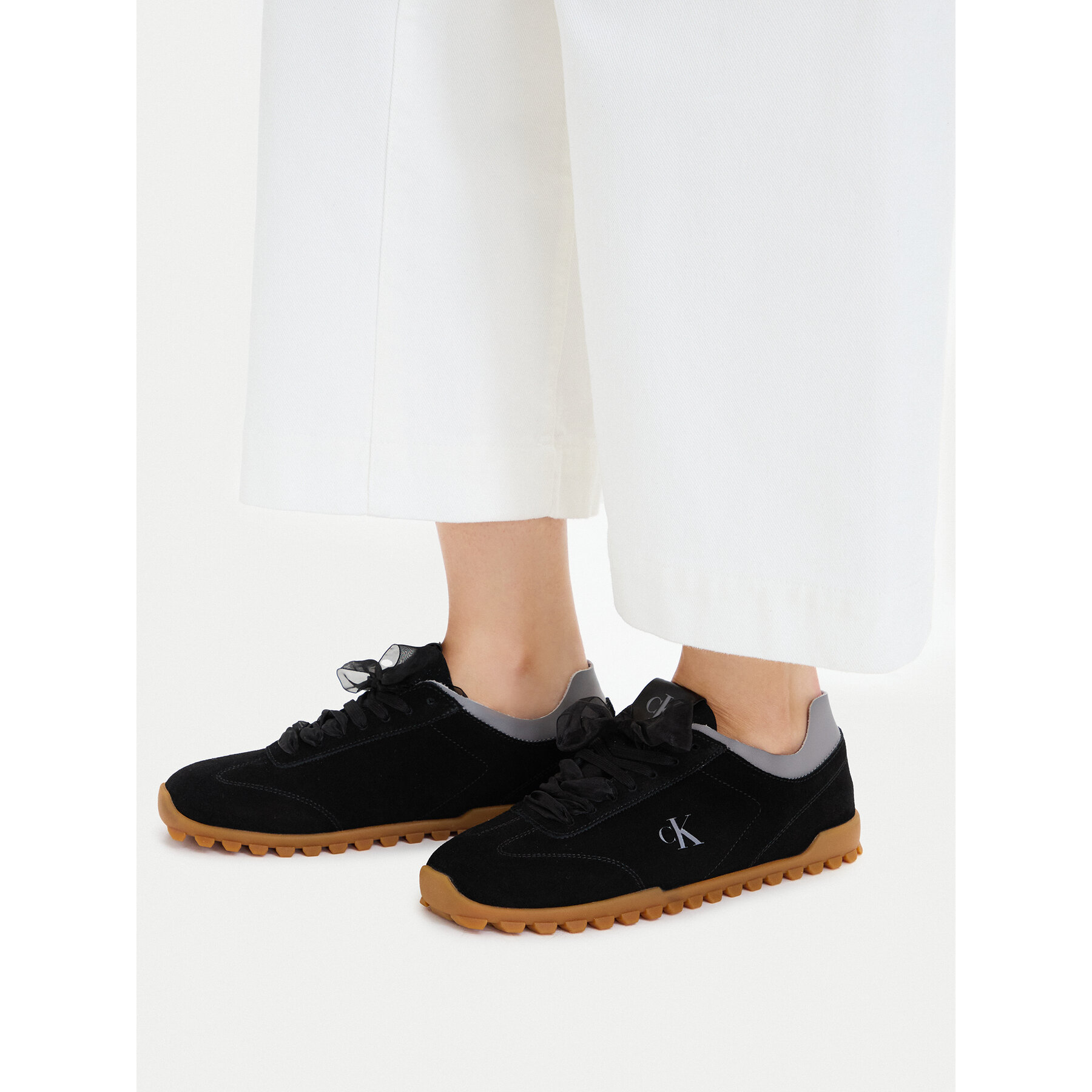 Сникърси Calvin Klein Low Profile Run MG Sue HW0HW03150 Черен