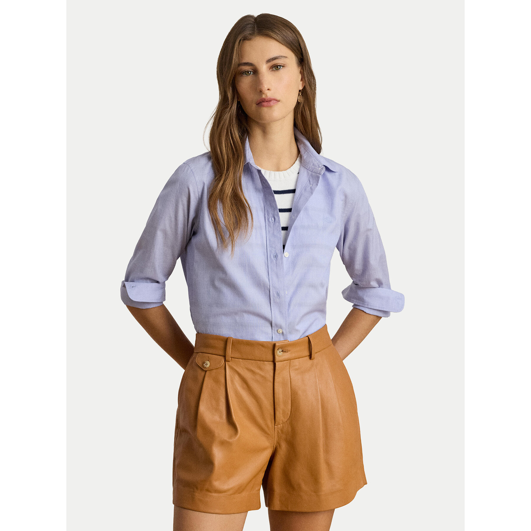 LAUREN RALPH LAUREN Hemd 200940254002 Himmelblau Straight Fit