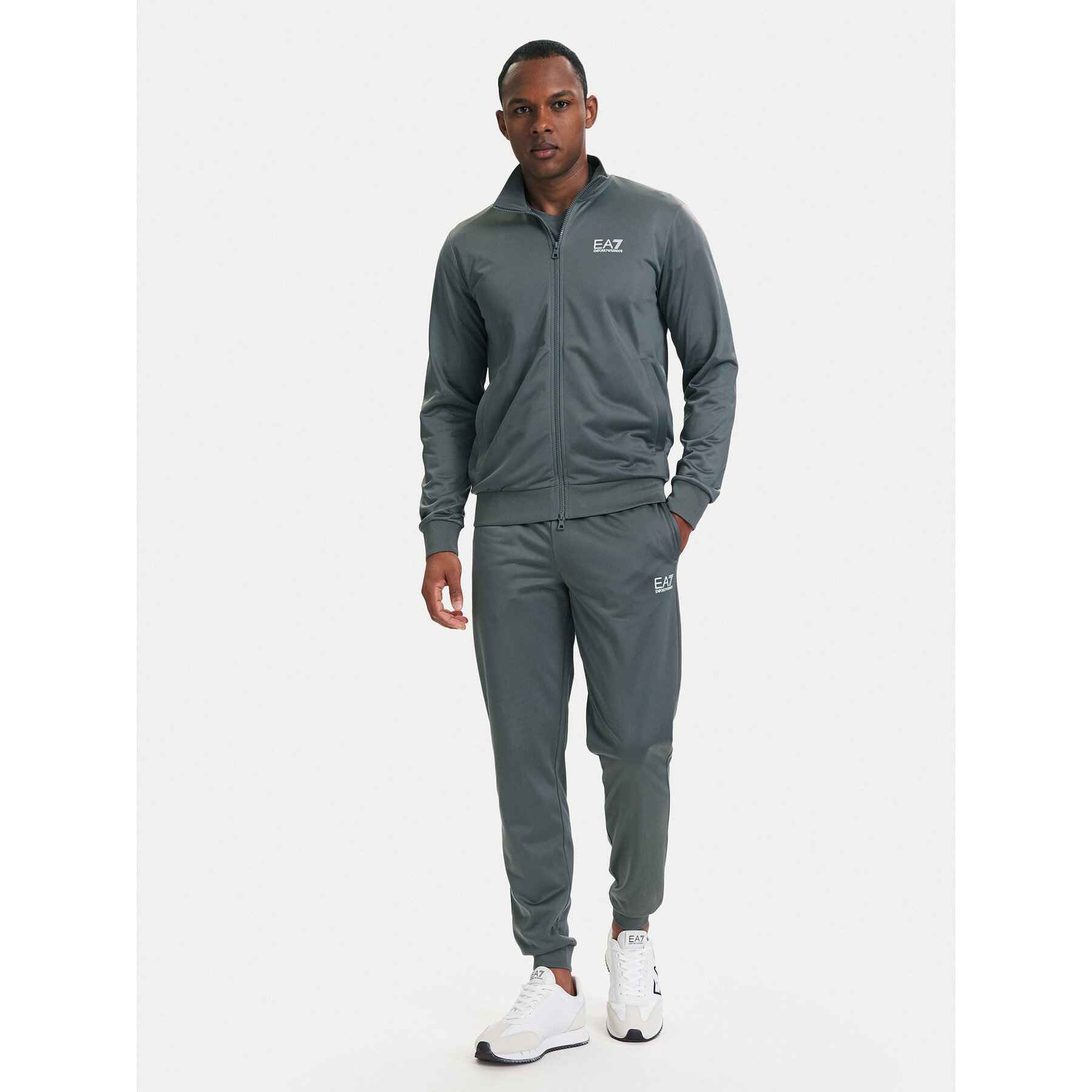EA7 Emporio Armani Jogginganzug 8NPV65 PJHCZ U8085 Grau Regular Fit