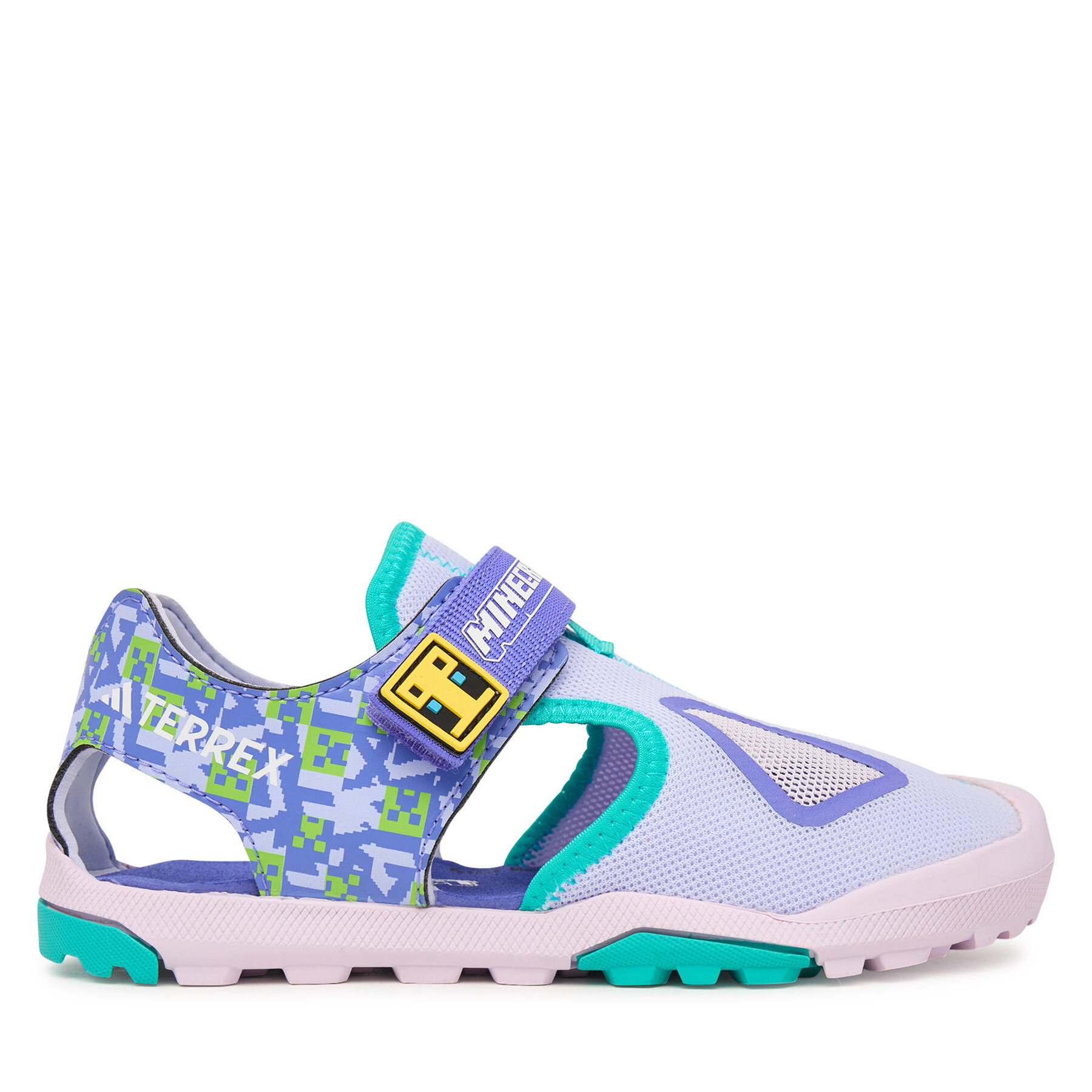 Sandale adidas Minecraft Terrex Captain Toey 2.0 Sandals JR1317 Ljubičasta