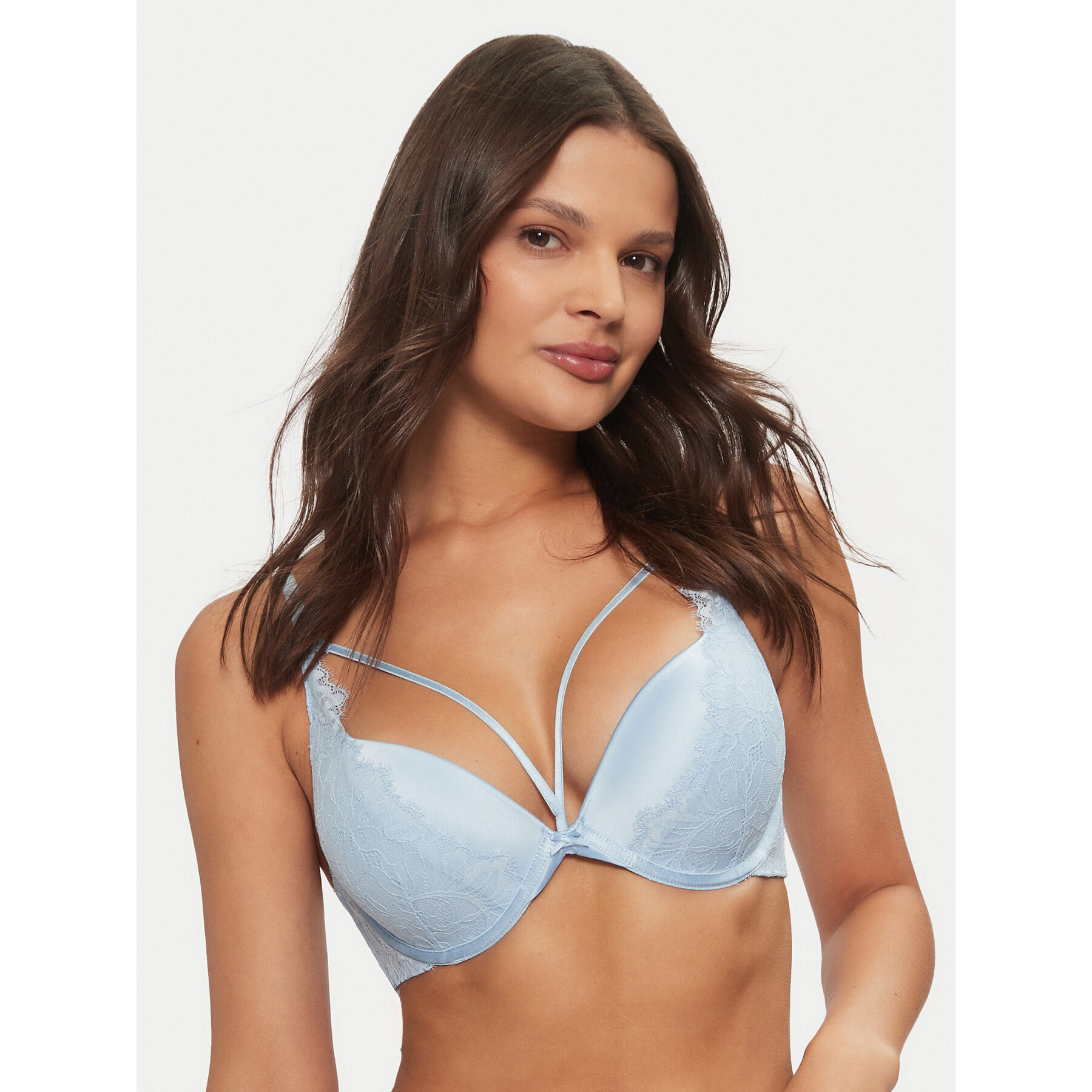 Hunkemöller Hunkemöller Σουτιέν Push-up Isabella 206360 Μπλε